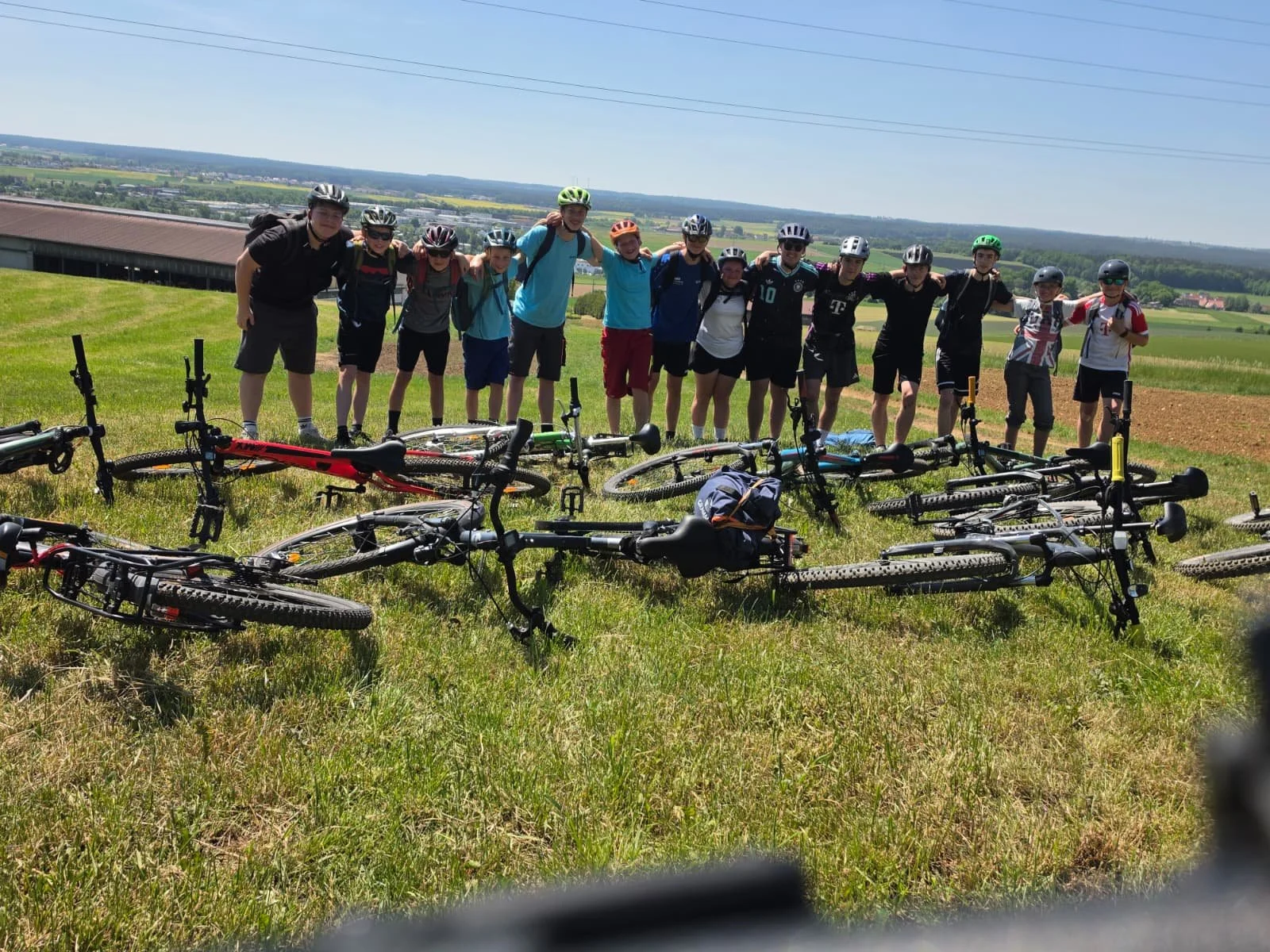 Fahrradtour der Minis aus der Pfarreiengemeinschaft