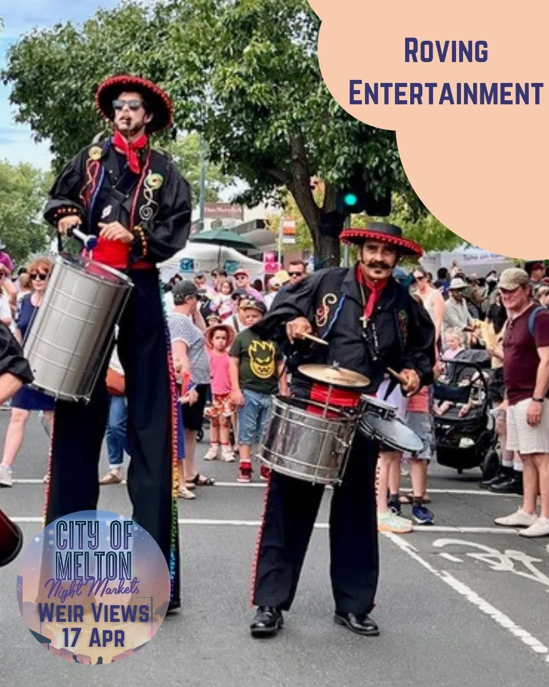 💃 THE STAGE IS SET! 🕺
We have a jam-packed schedule of performances to keep you moving this Friday at Opalia Plaza: 
🦁 5:45 PM: Fei Ying Lion Dance @jowgakuen 
🇮🇳 6:15 PM: SJ Crew Bollywood dancing @sjcrewmelb 
🥁 6:30 PM: Wala Is Life Drumming 