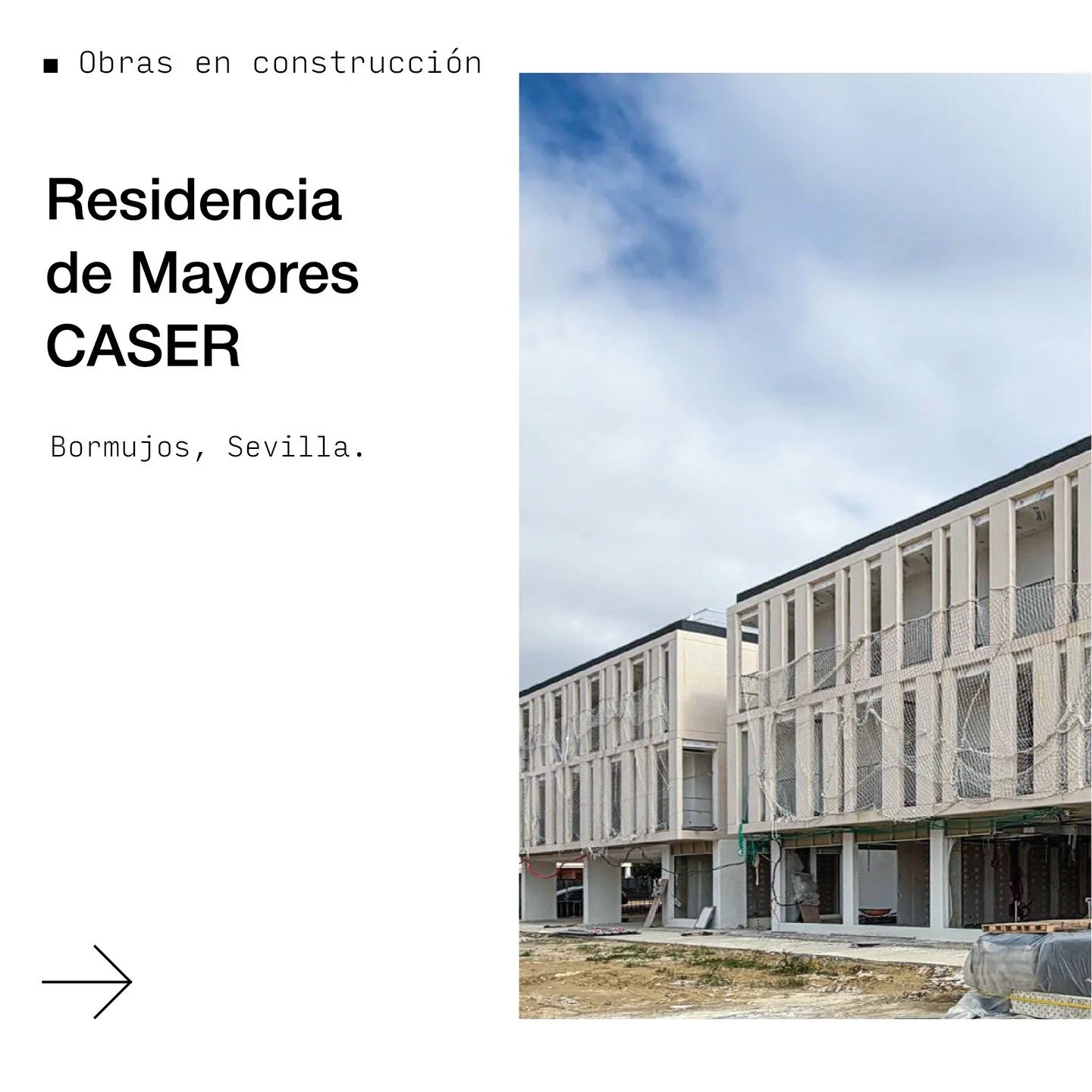 Avanza la obra RESIDENCIA DE MAYORES CASER Bormujos. Sevilla.

Asociados @estudioalvarezsala

150 plazas en un edificio que ofrece a la avenida una imagen que equilibra las escalas urbana y humana. 

#arquitectura #residenciacomunitaria #seniorliving