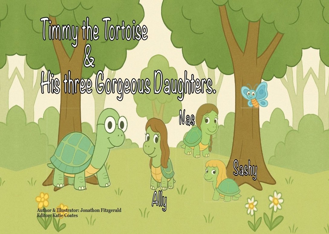 BOOK1: Timmy the Tortoise & His Three Gorgeous Daughters. PAPERBACK