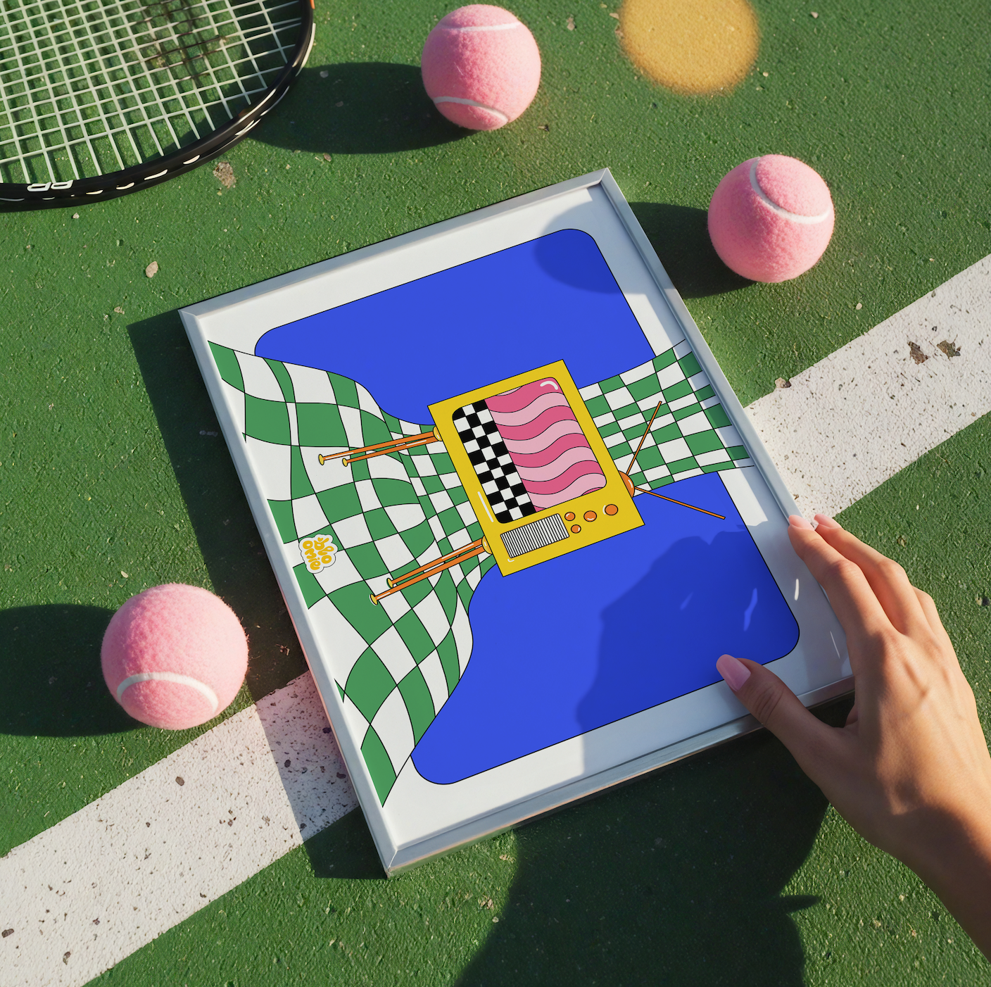 Affiche boite à images