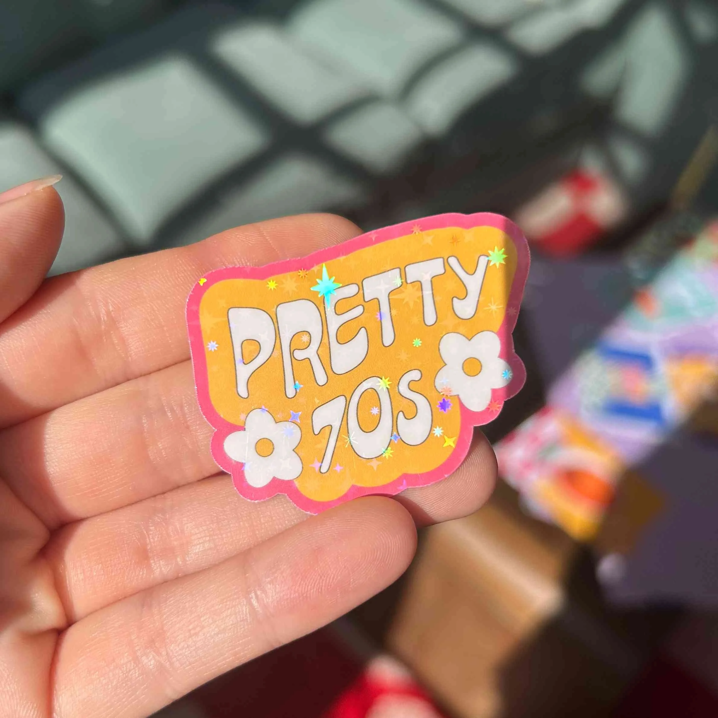 Sticker pretty 70s