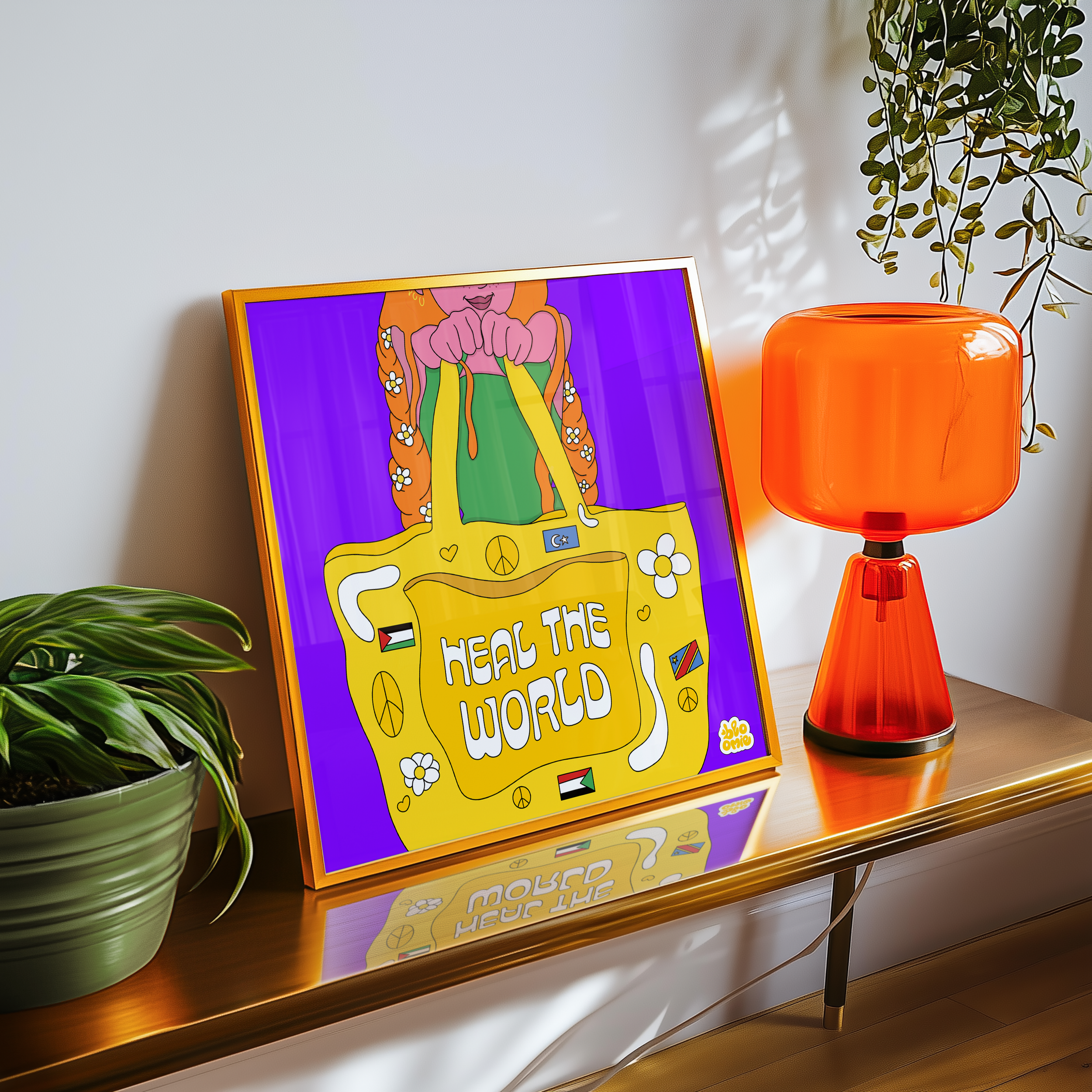 Affiche heal the world