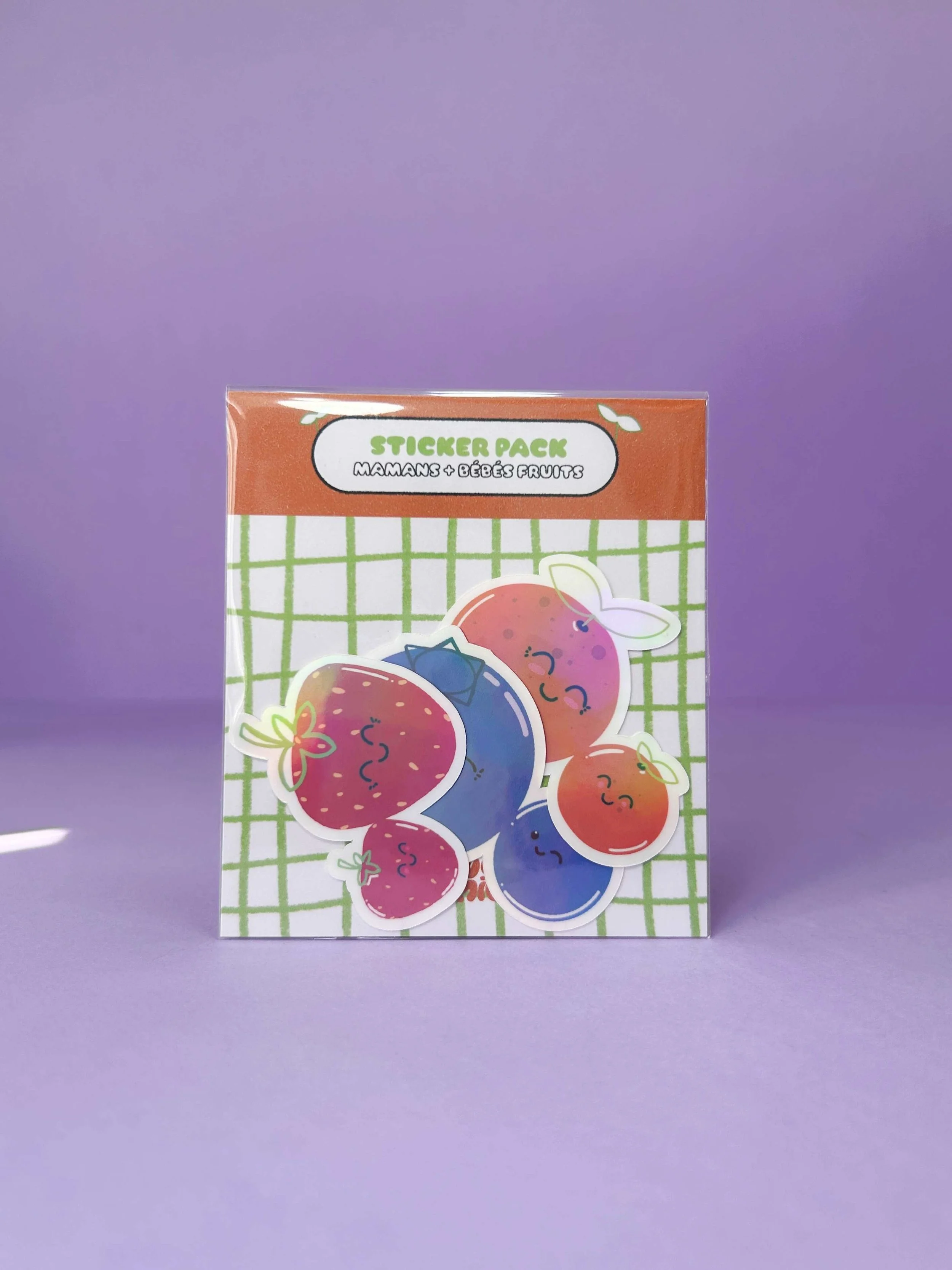 Sticker pack mamans + bébés fruits
