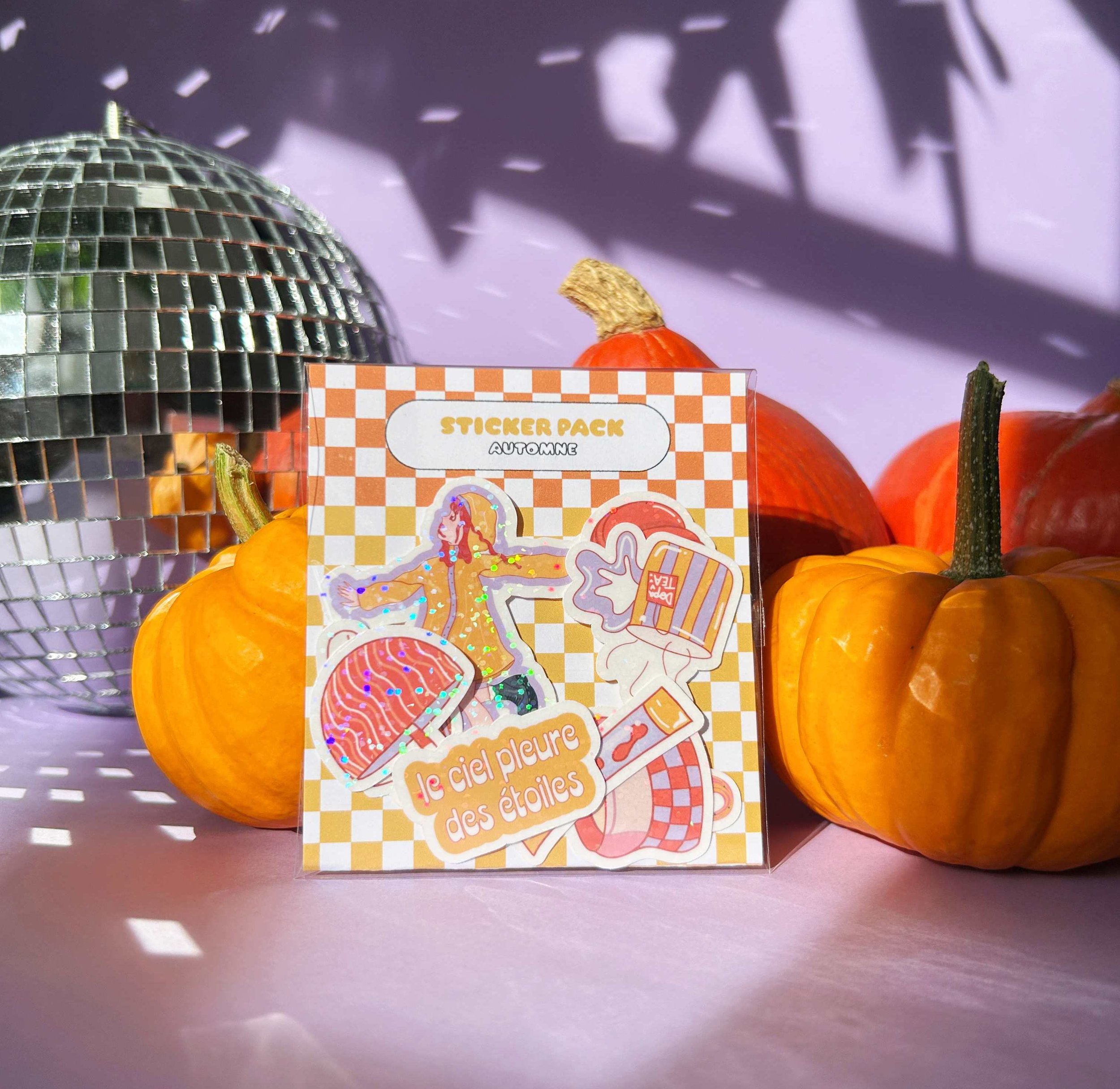 Sticker pack jour de pluie