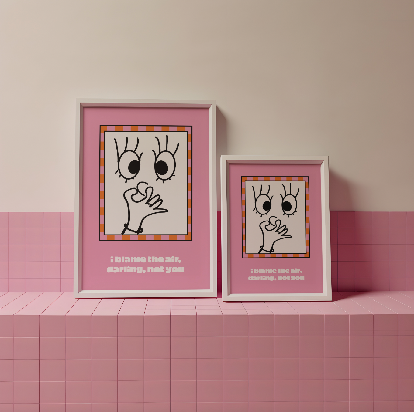 Affiche i blame the air