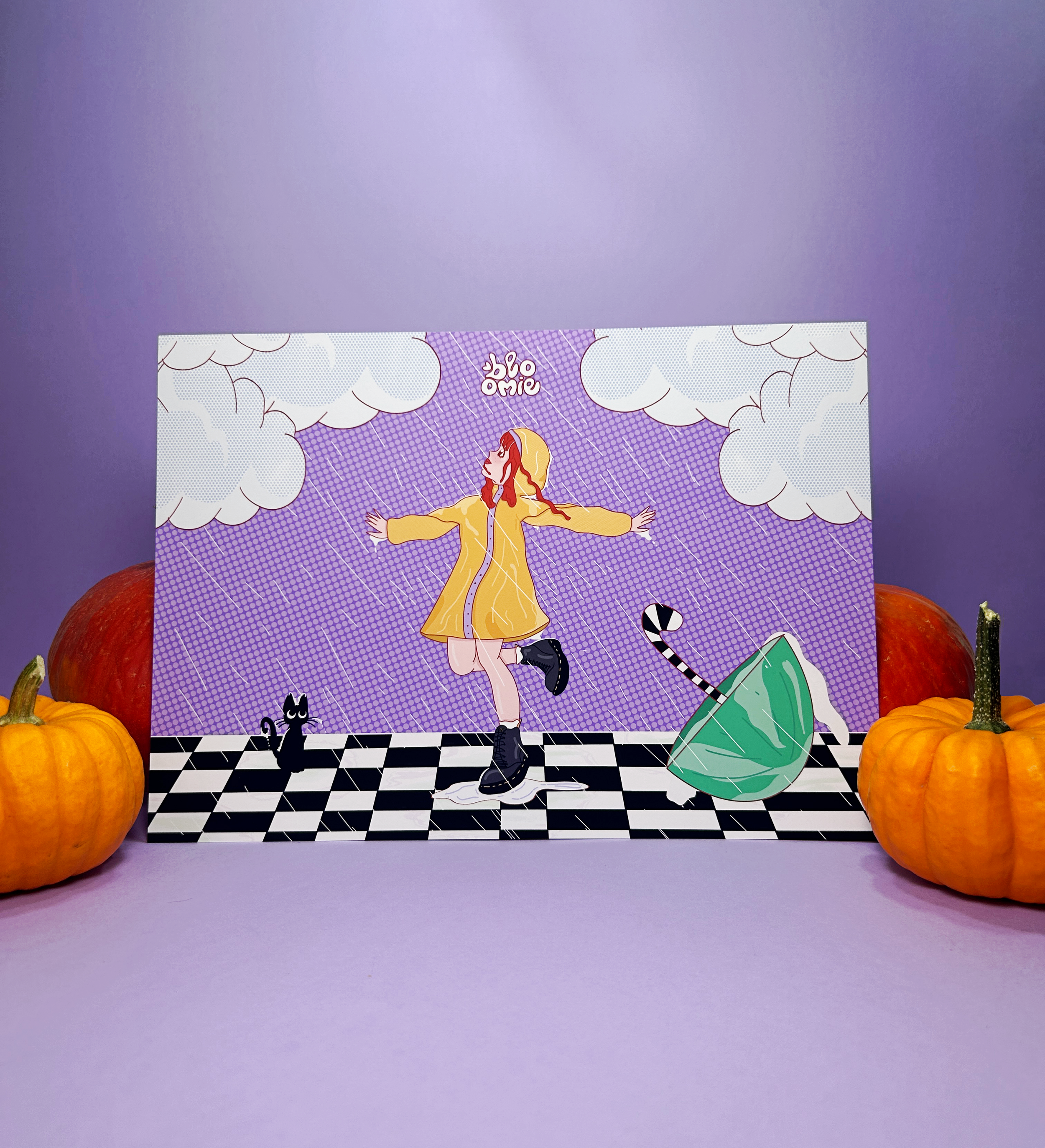 Affiche vive la pluie