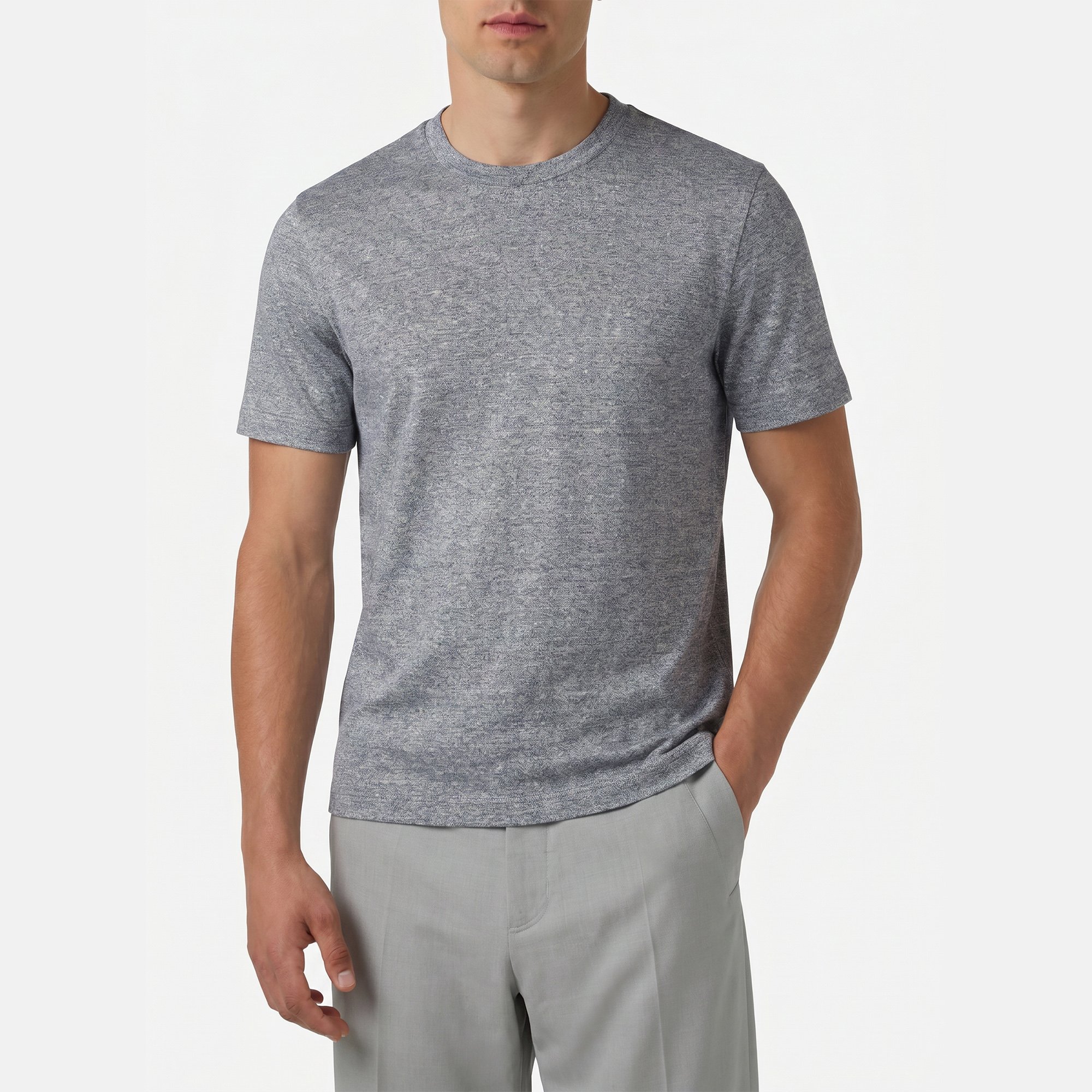 Linen Cotton Jersey T-Shirt - Brett Johnson