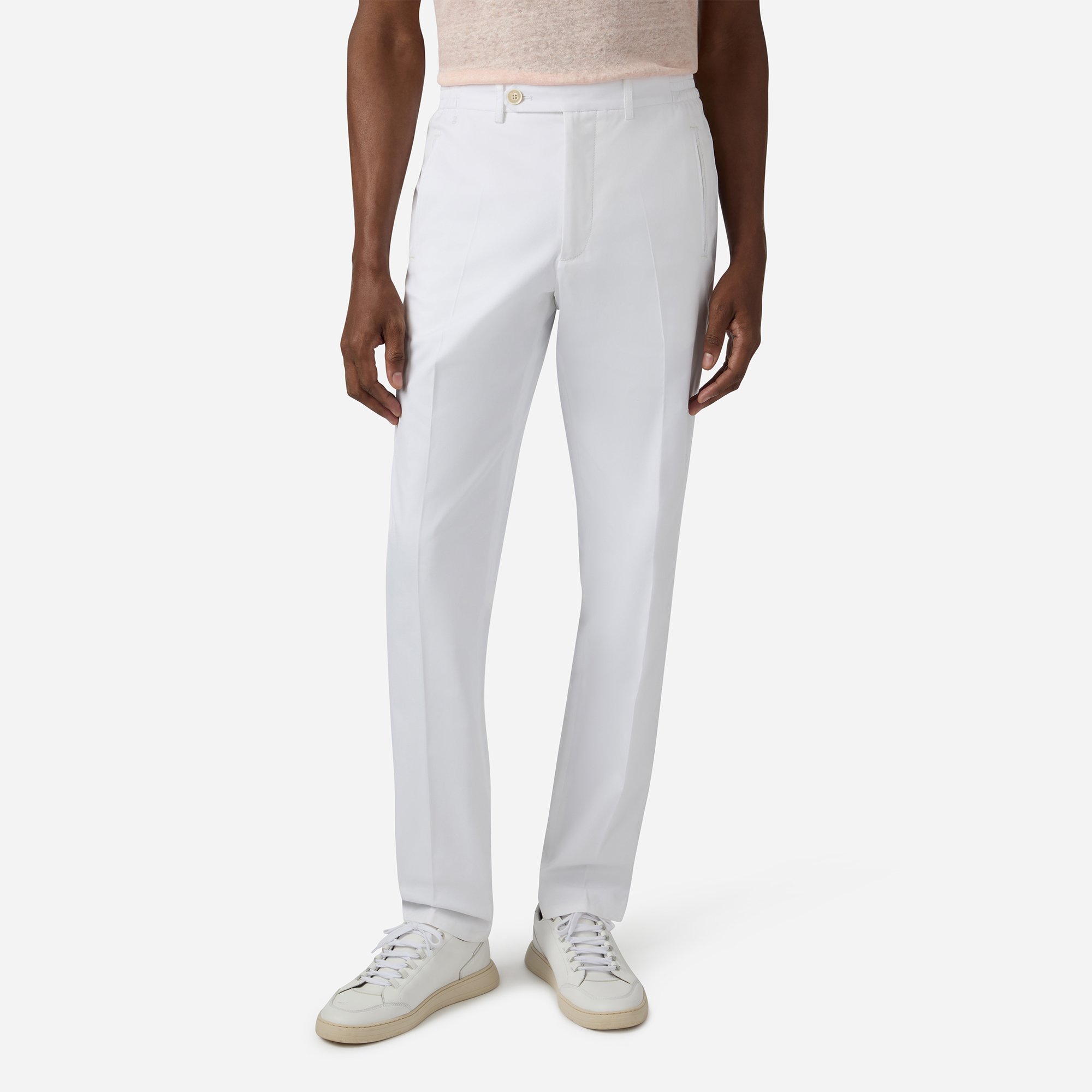 Cotton Flat Front Chino - Brett Johnson