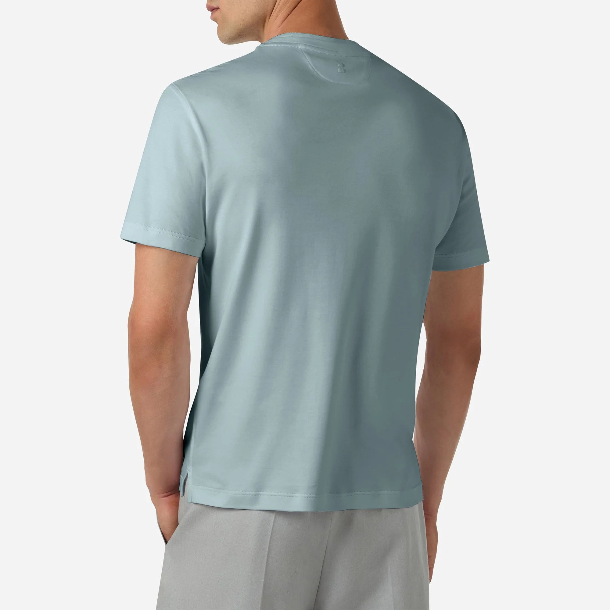 Cotton Jersey T-Shirt Short Sleeves - Brett Johnson