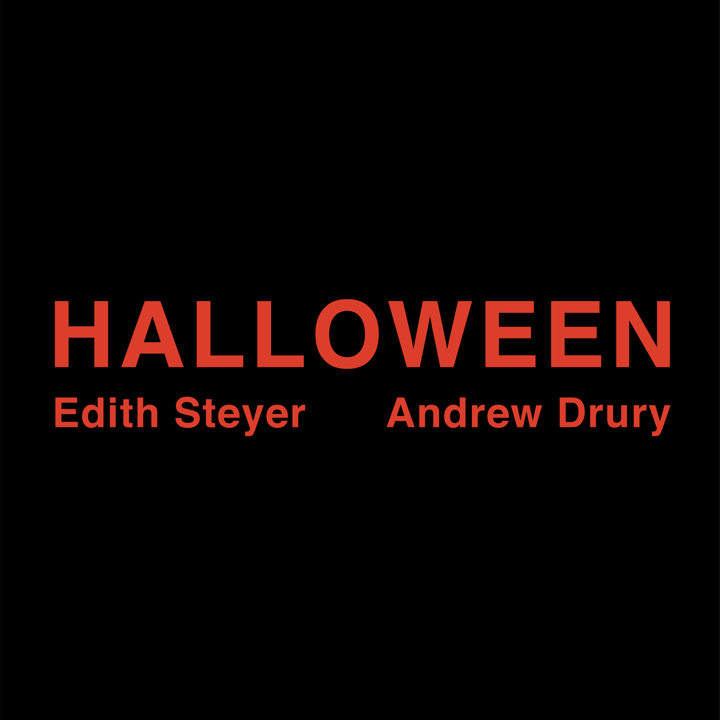 
 
 50023 HALLOWEEN 
  Edith Steyer & Andrew Drury 
 