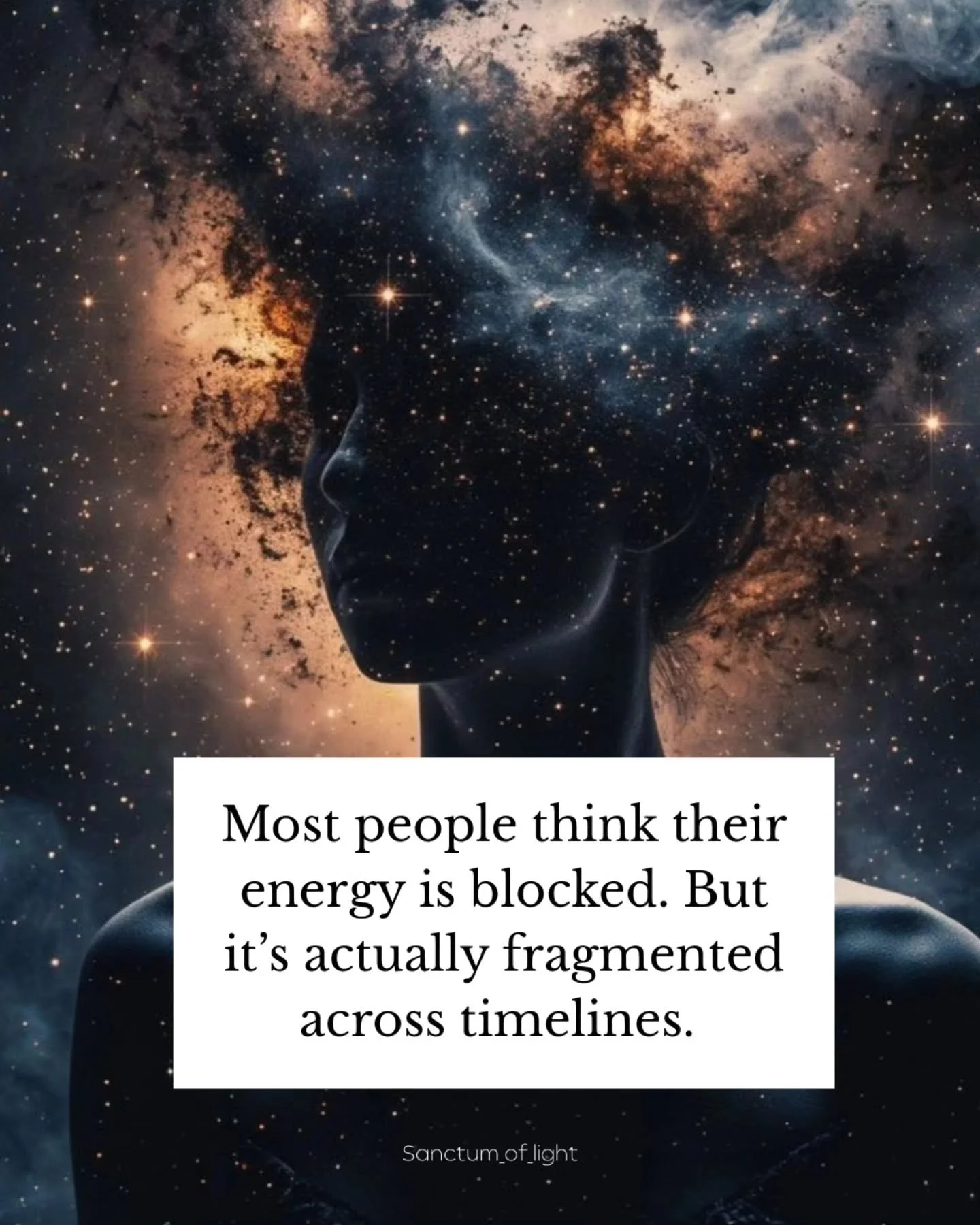 When someone says &ldquo;my energy feels blocked,&rdquo; they&rsquo;re often sensing a disconnection or stagnancy.
The version of you that dimmed her light.
The one that walked away from her truth.
The one that still cries in the dark.

Your energy i