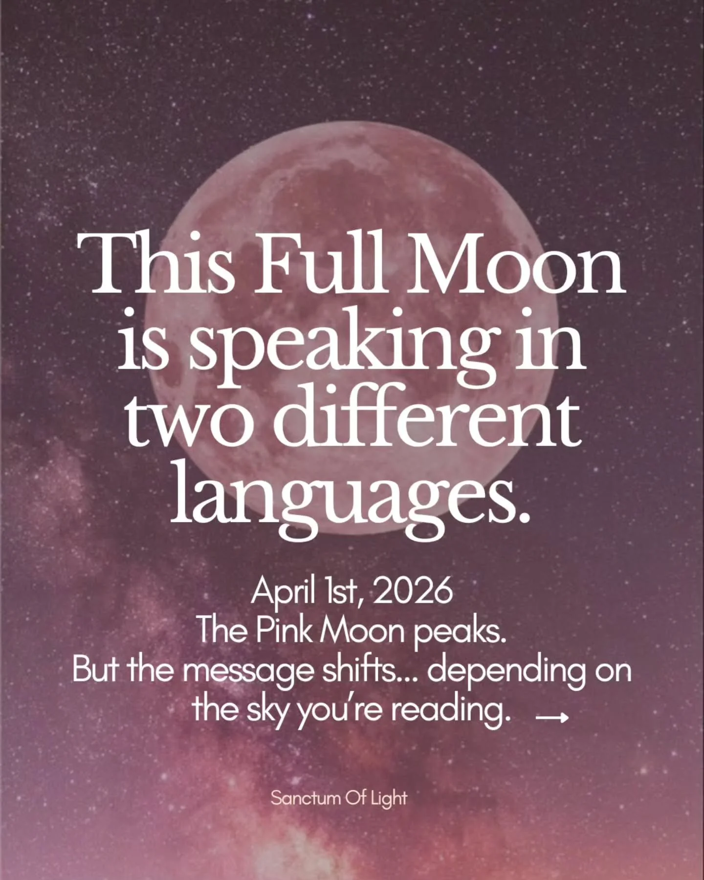 While our calendars say&nbsp;Libra&nbsp;Moon, the physical stars are bathing us in the frequency of Virgo. Here is the gift each lens brings you:

⚖️&nbsp;The Tropical Gift (Libra):&nbsp;A reset for your relationships. This moon brings the gift of&nb