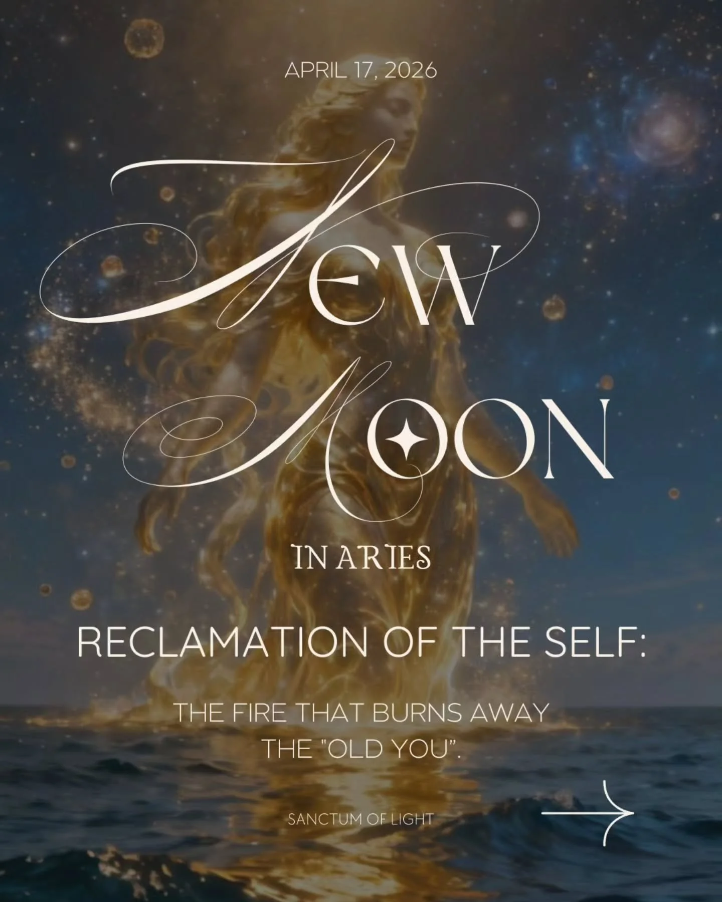 The waiting room is officially closed. 🌑 

This New Moon is about reclaiming your power through the medicine of your wounds and your commitment to yourself. It&rsquo;s time to drop the old stories about being "enough," claim the authority 