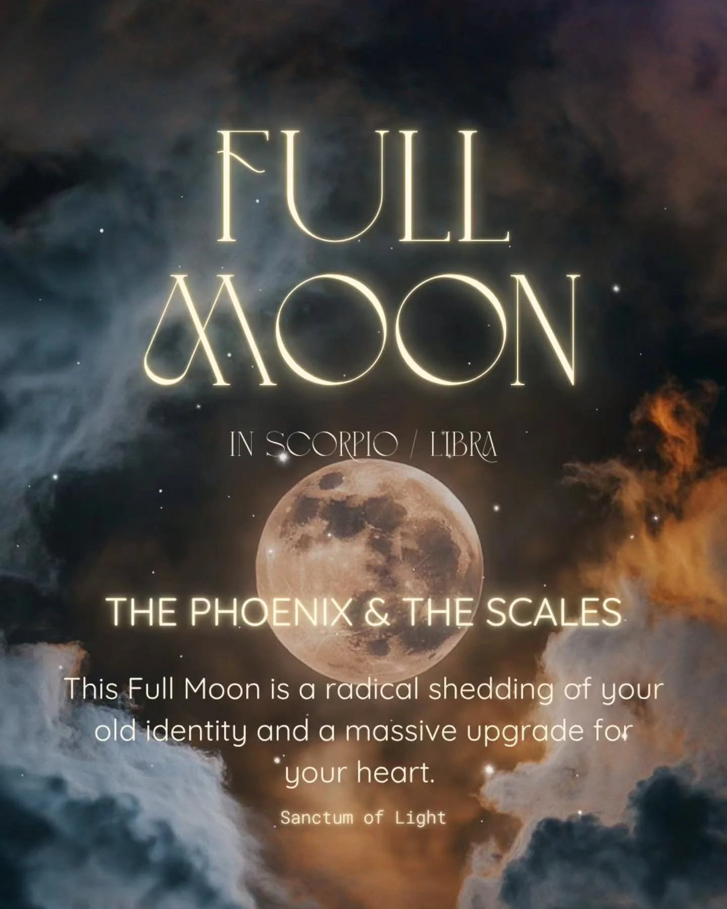 Friday, May 1st, the Full Moon shares her medicine. 

🌑♏️Through  the Tropical lense, the experience is intense, raw, and a bit "all or nothing." It&rsquo;s pushing you to look at the shadows you&rsquo;ve been avoiding. The old fears, the 