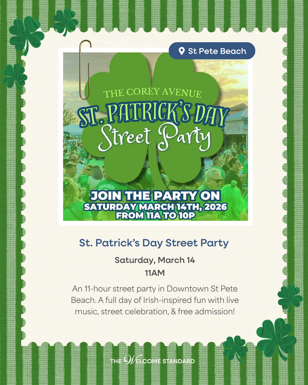 Corey Avenue St Patricks Day