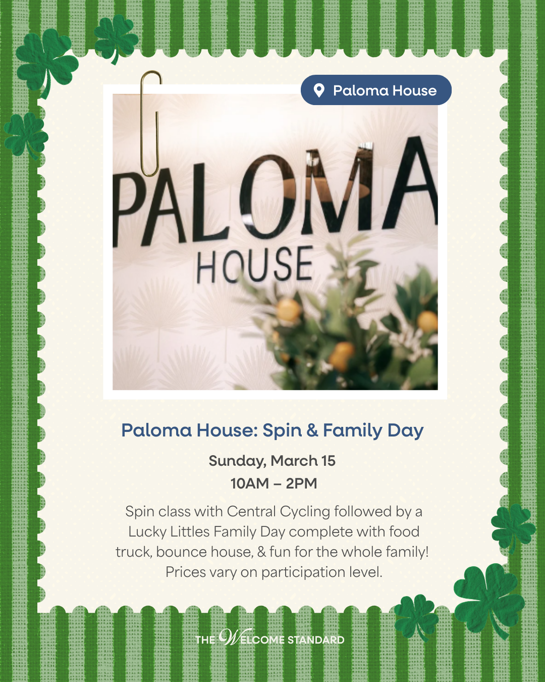 Paloma House Spin &amp; Family Dat