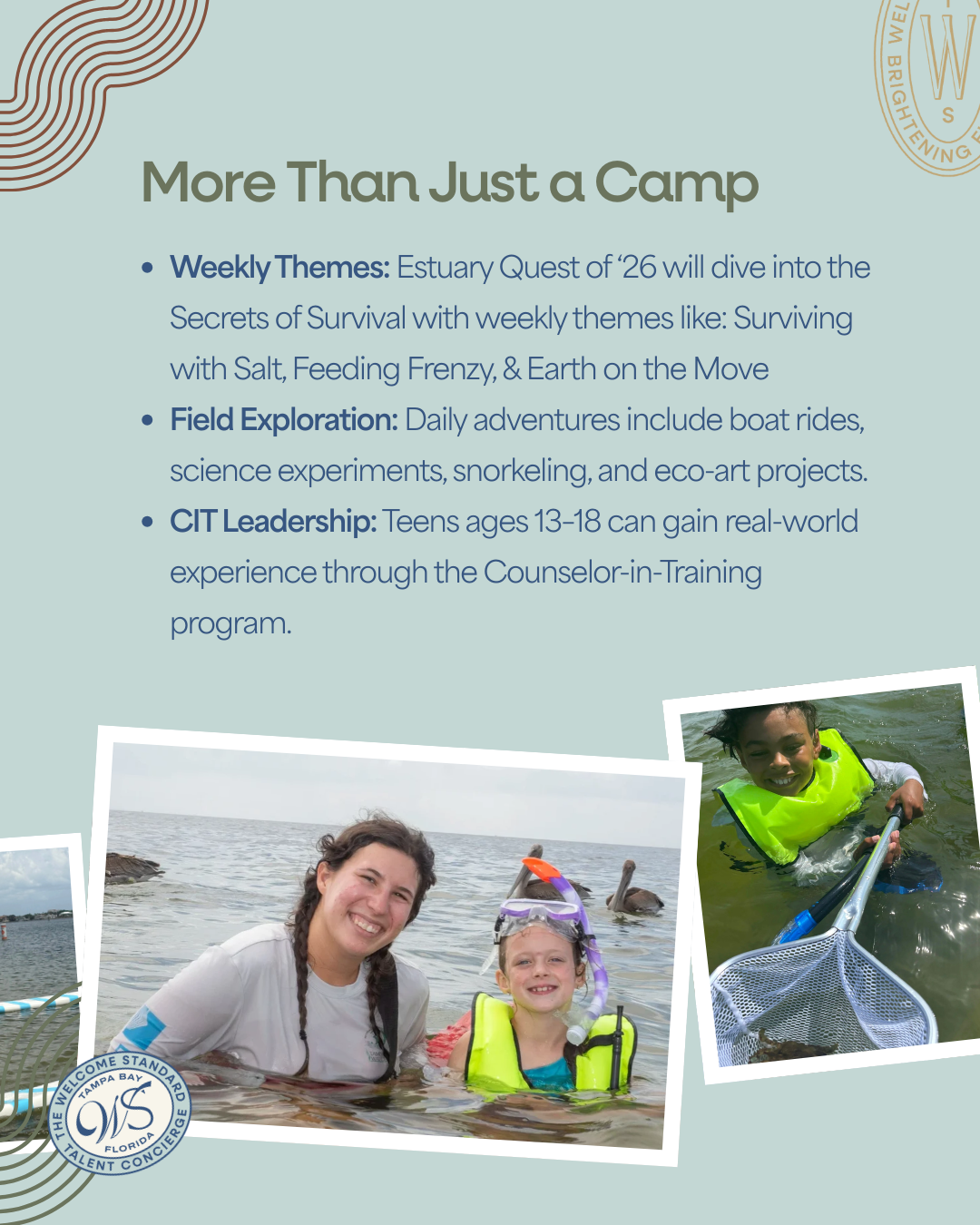 Tampa Bay Watch Summer Camp