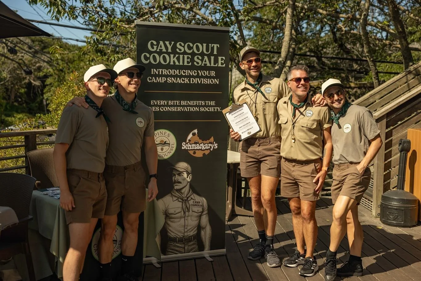 Last weekend, we popped up with our first-ever Gay Scout Cookie sale &mdash; a sweet little fundraiser for @pinesconservationsociety and a whole lot of camp.

Endless thanks to @schmackarys for being such great partners and delivering delicious cooki