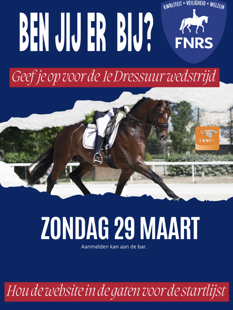 29 maart startlijst 