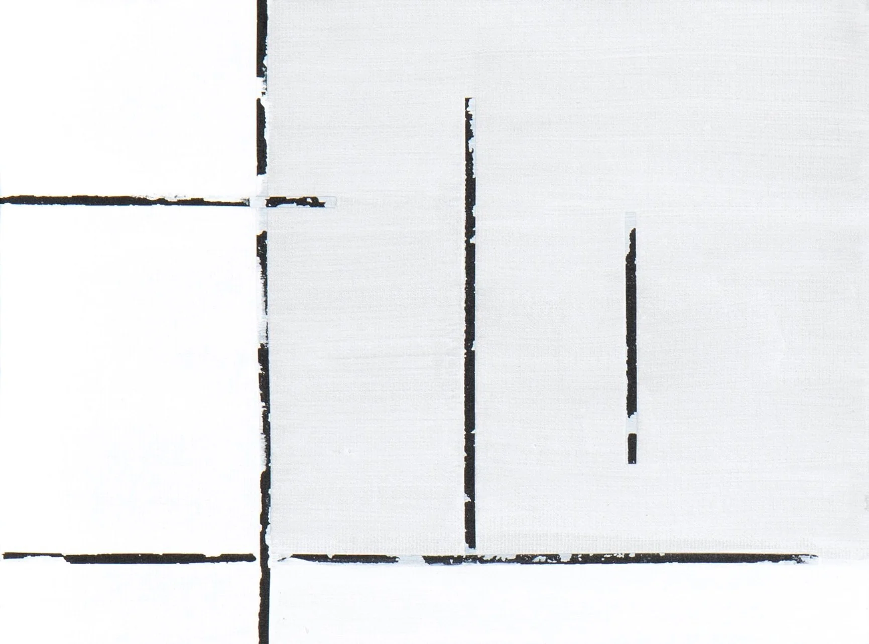 T5, Tape + Acrylic, Canvas Board, 18x24cm 