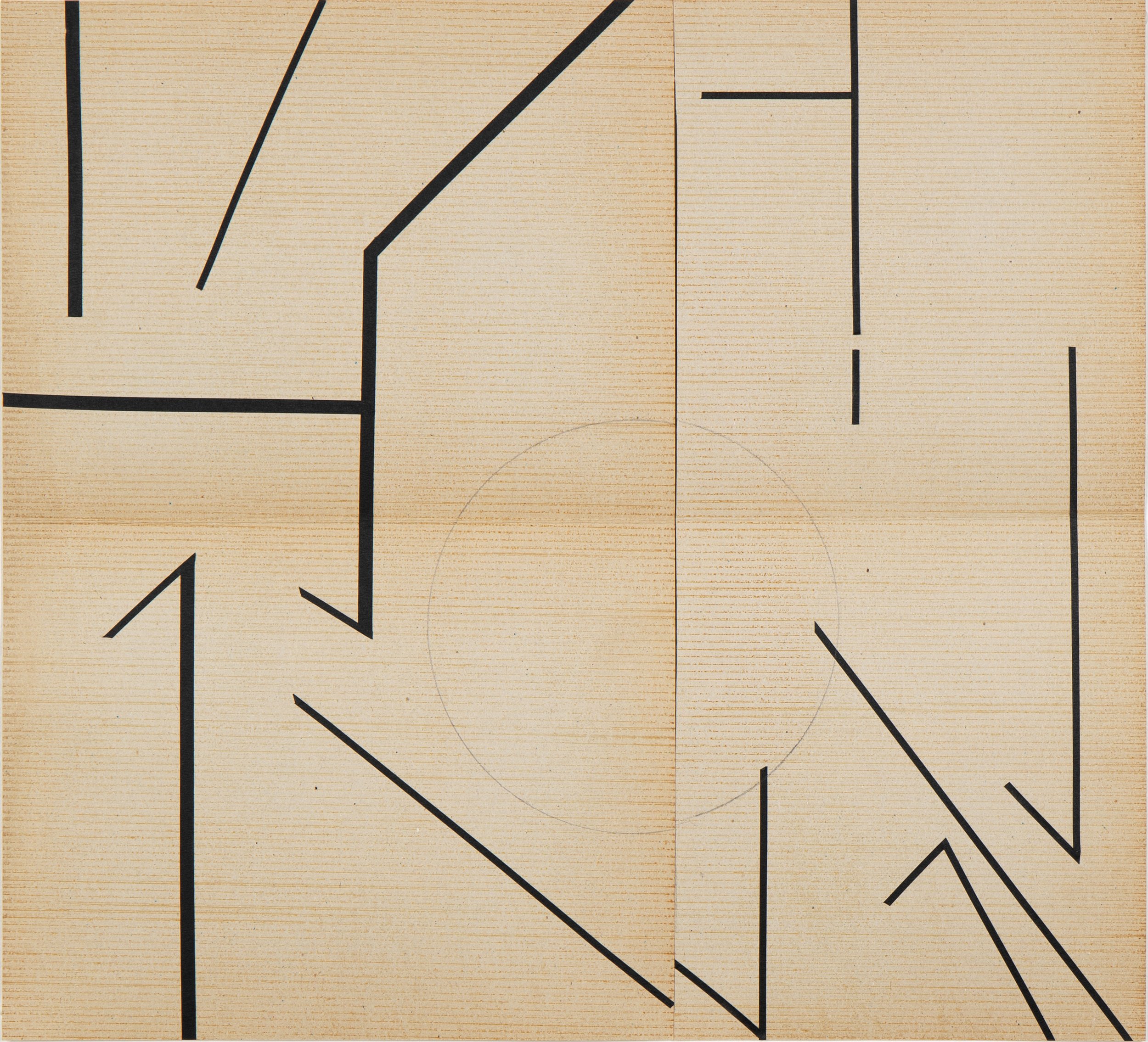 T14, Tape, Vintage Card, 40x50cm 