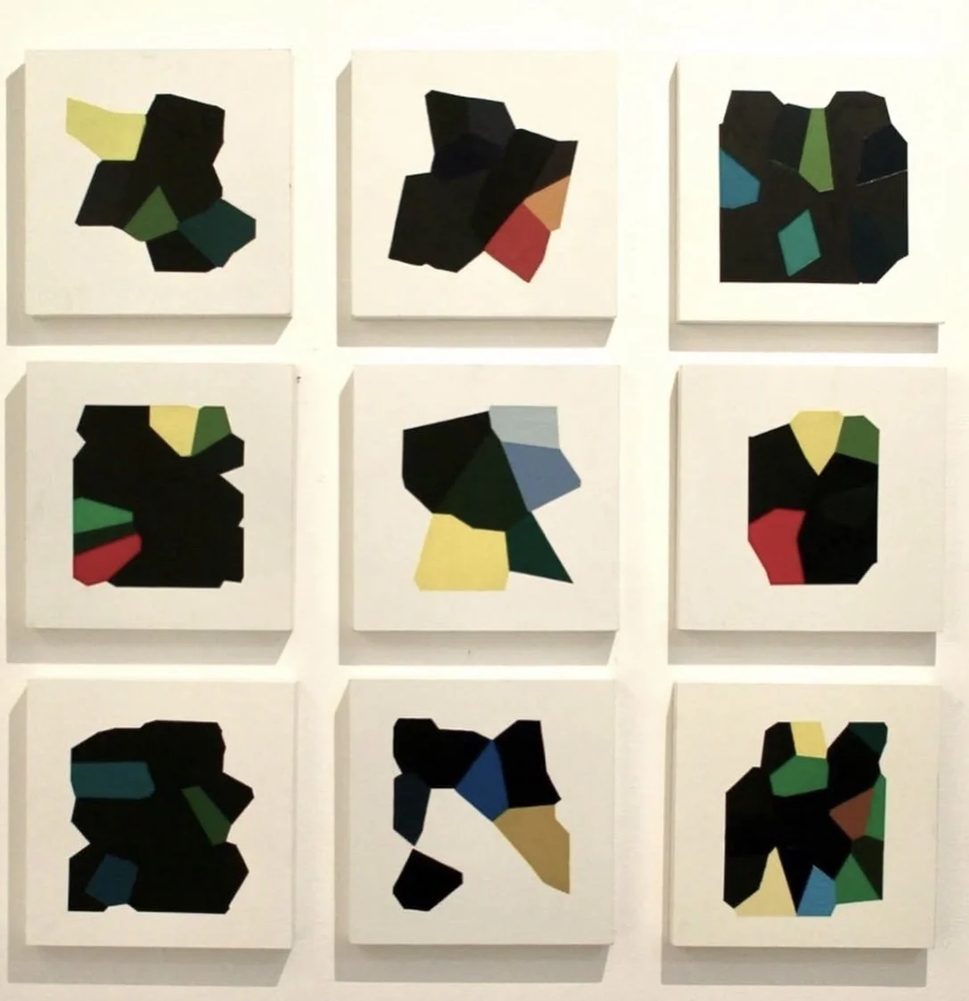 Rip Torn, Series Of 9, Acrylic on board, 12x12"