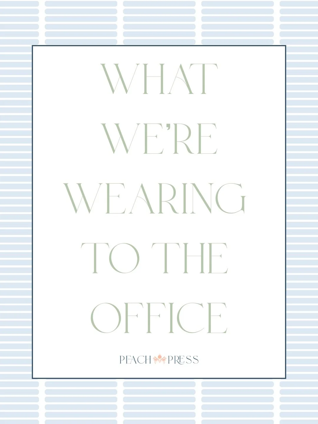 Dress for the job you want, not just the one you have. And if you&rsquo;re lucky enough to already be in your dream role? Dress like you&rsquo;re celebrating it every day. 🤍

Getting dressed for the office isn&rsquo;t about rules anymore &ndash; it&
