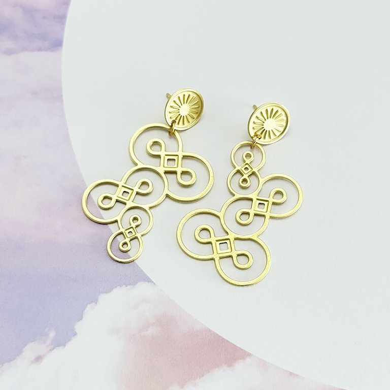 Oorringen Winged /  Trio Infinity