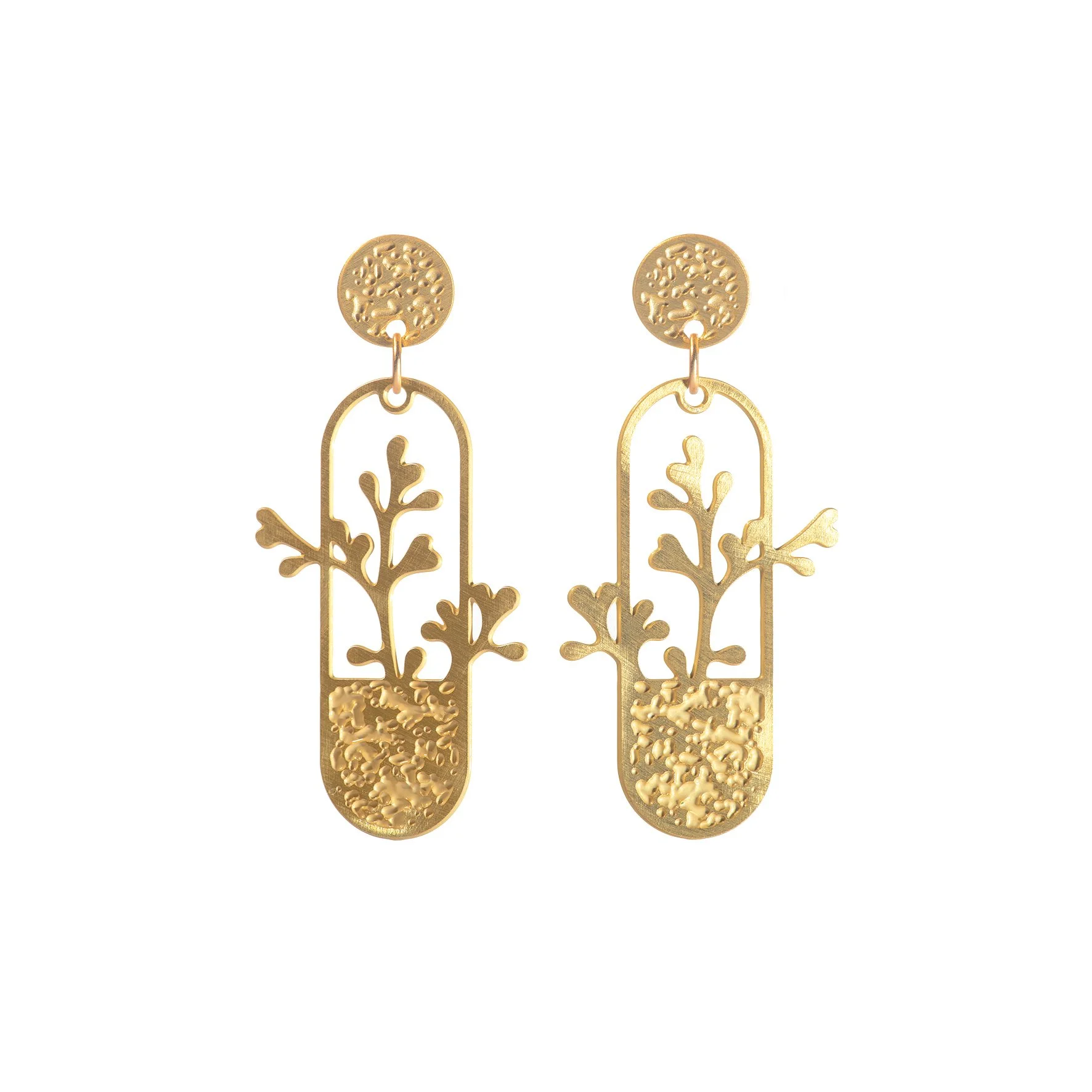 Oorringen Garden of (H)Eden / Ovaal / Negatief-Positief / MEDIUM