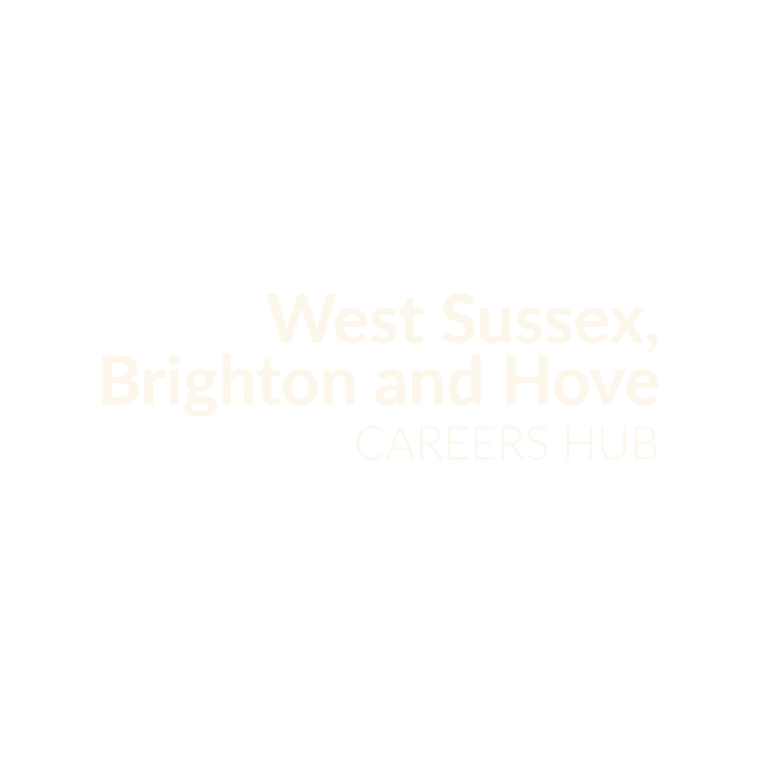 Text image with the words "West Sussex, Brighton and Hove CAREERS HUB" on a black background.