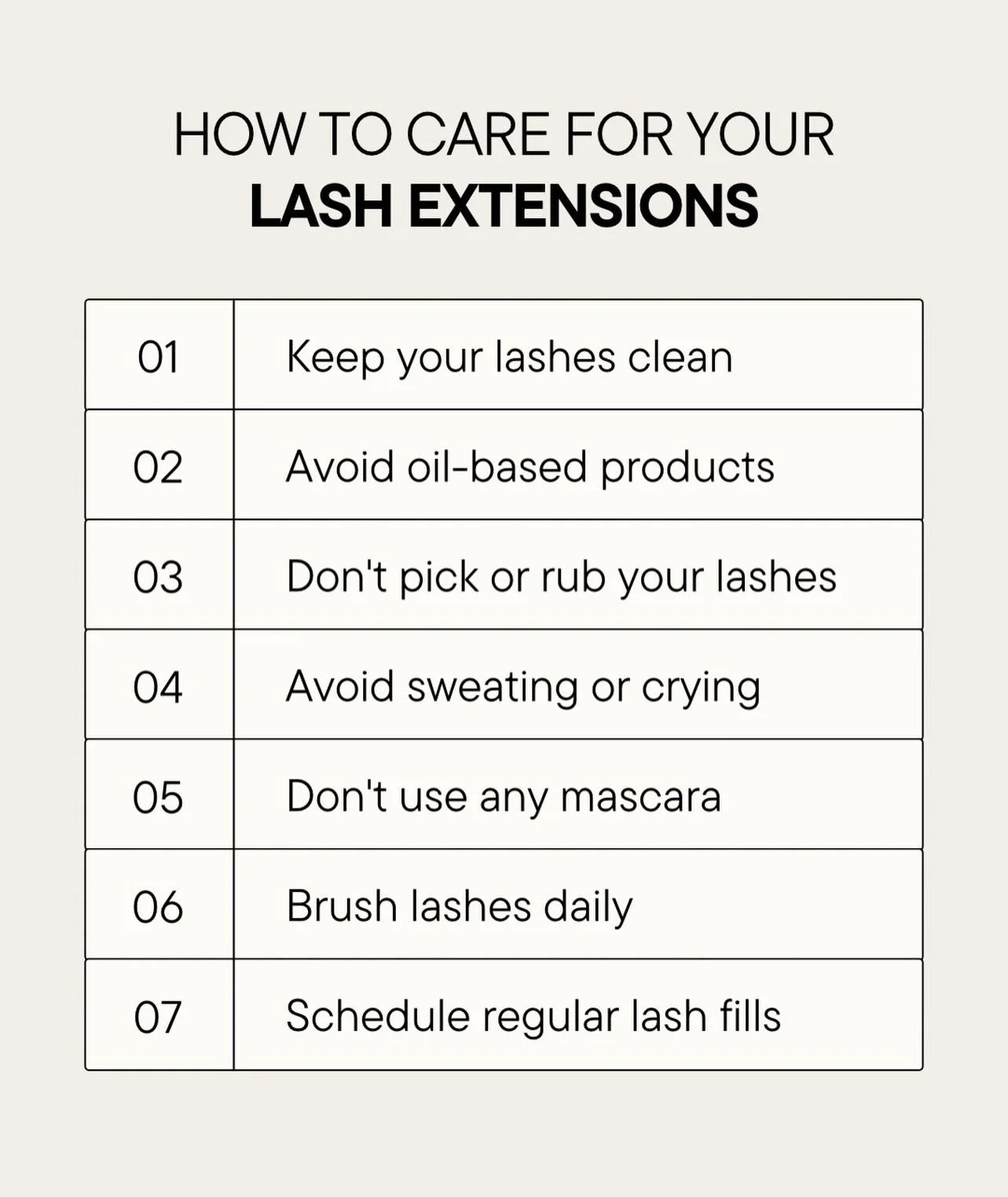Lash aftercare = longer retention ✨
Take care of your lashes and they&rsquo;ll last longer 🤍

#newportbeach #oc #lashextension