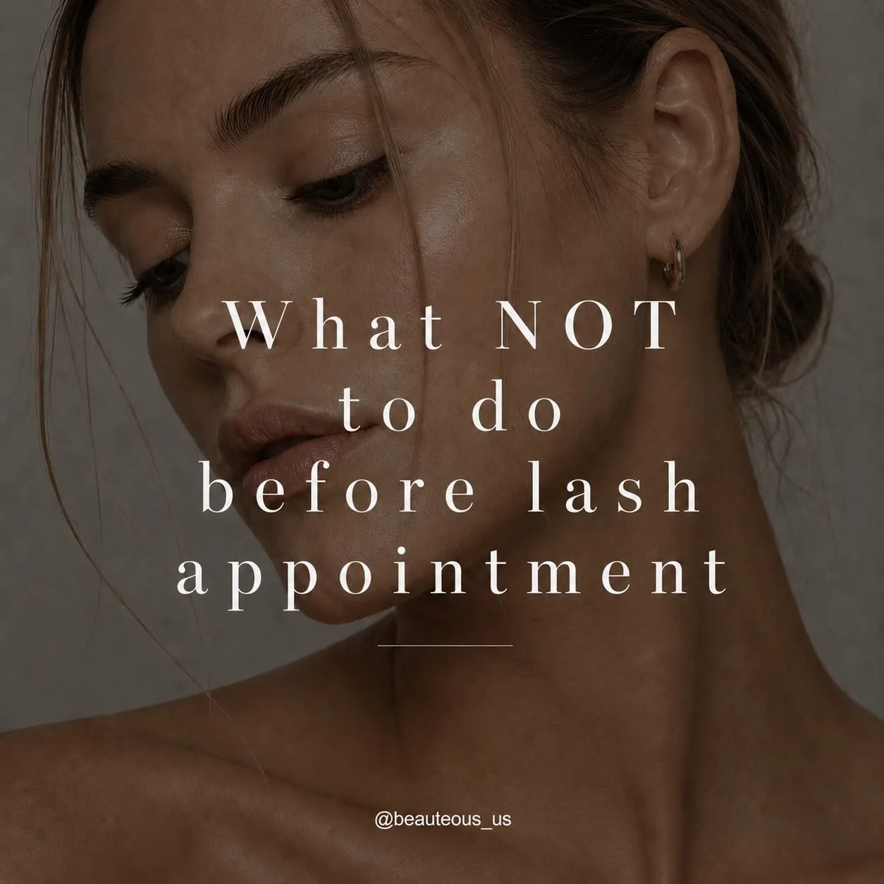To achieve the best possible retention and results, your lash artist carefully selects and applies each extension with precision.

Following these simple pre-appointment tips helps us create a cleaner bond, better attachment, and longer-lasting lashe