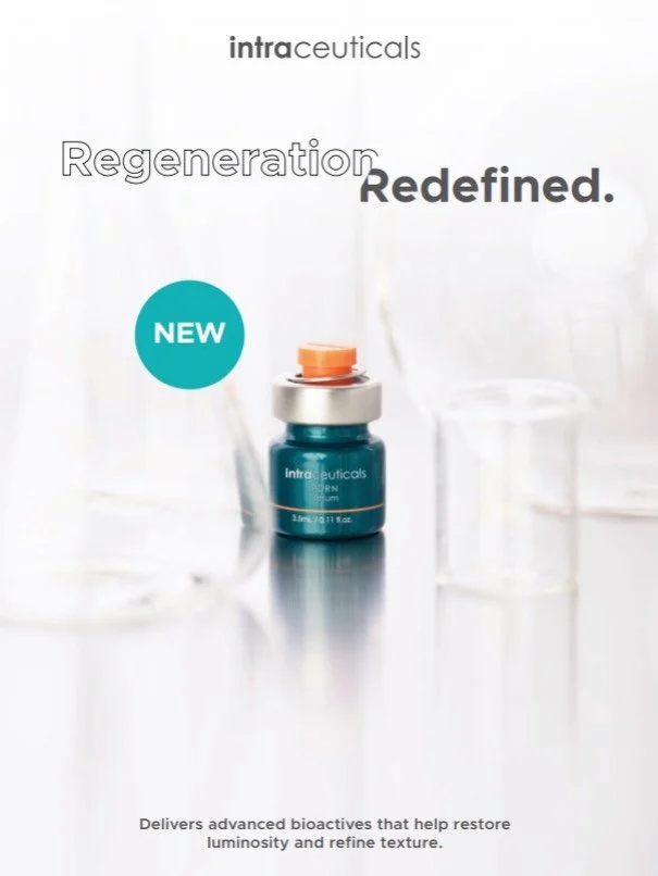 Introducing the new Intraceuticals PDRN Serum.

Formulated with advanced bioactives including PDRN, vitamins A/C/E, and low-weight hyaluronic acid to help support skin regeneration, luminosity, and texture refinement.

Healthy, radiant skin starts wi
