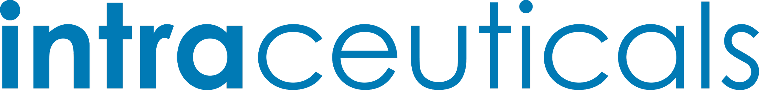 Blue text that reads 'intraceuticals'.