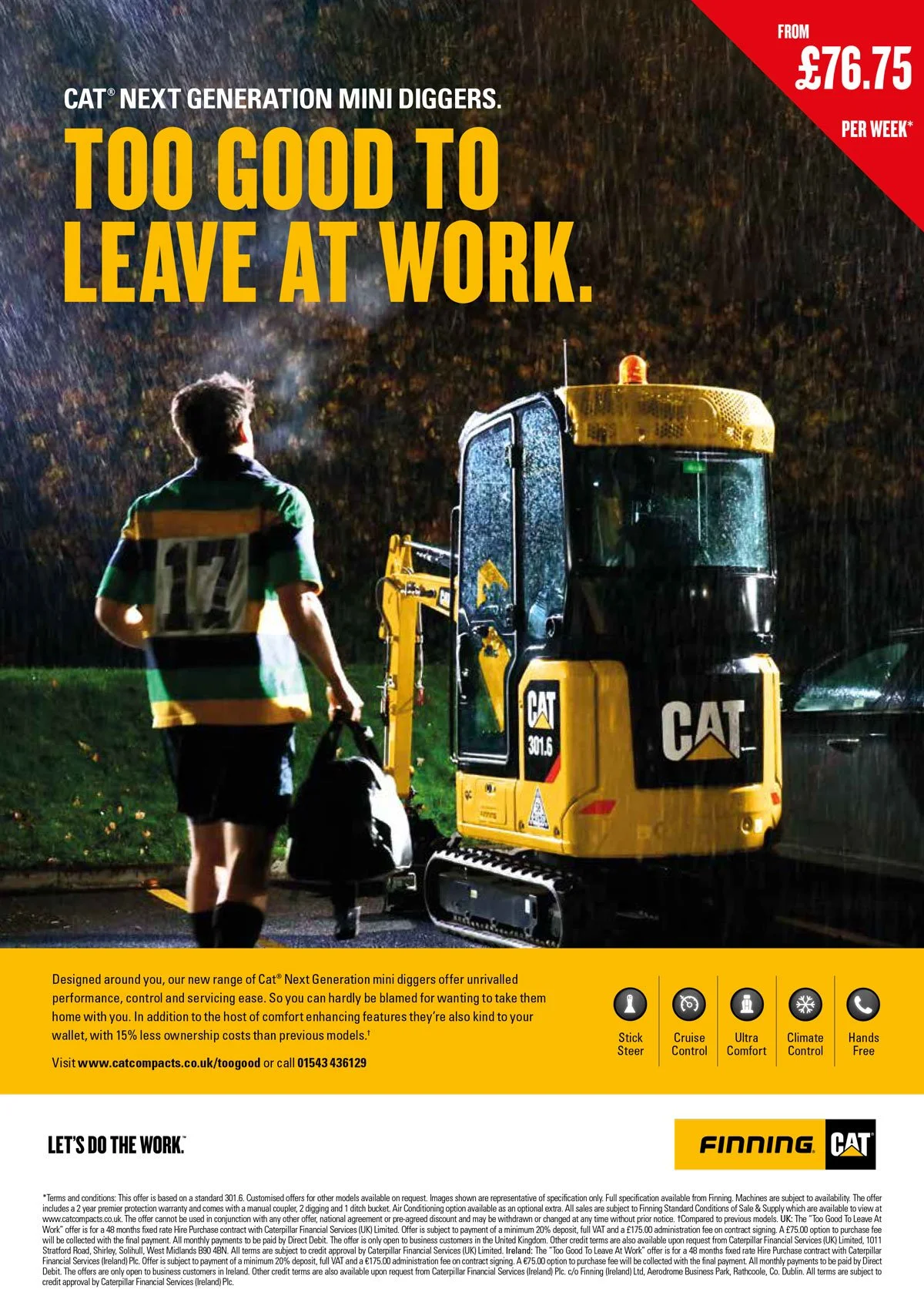 Cat Next Gen Mini Ad - too good to leave at home