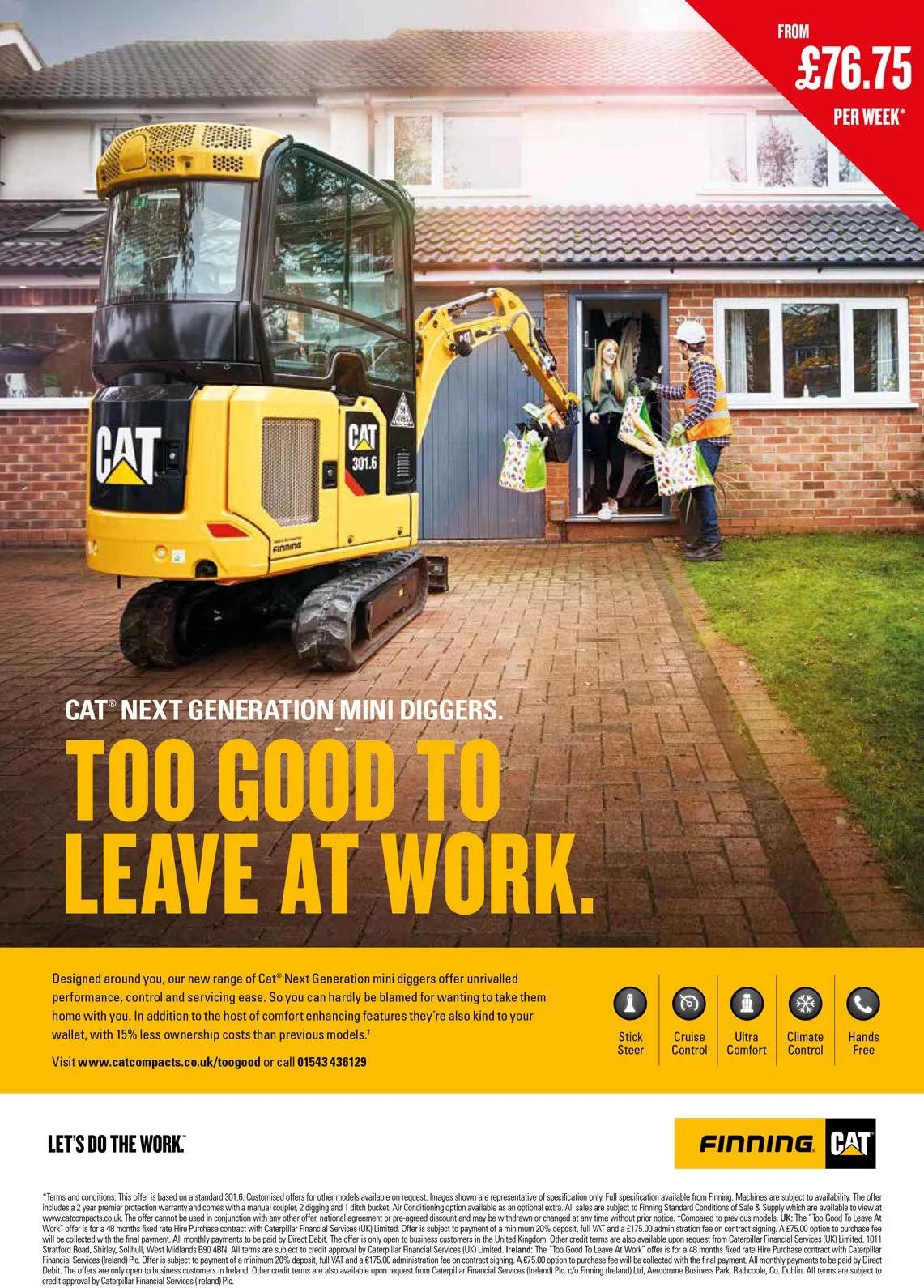 Cat Next Gen Mini Ad - too good to leave at home