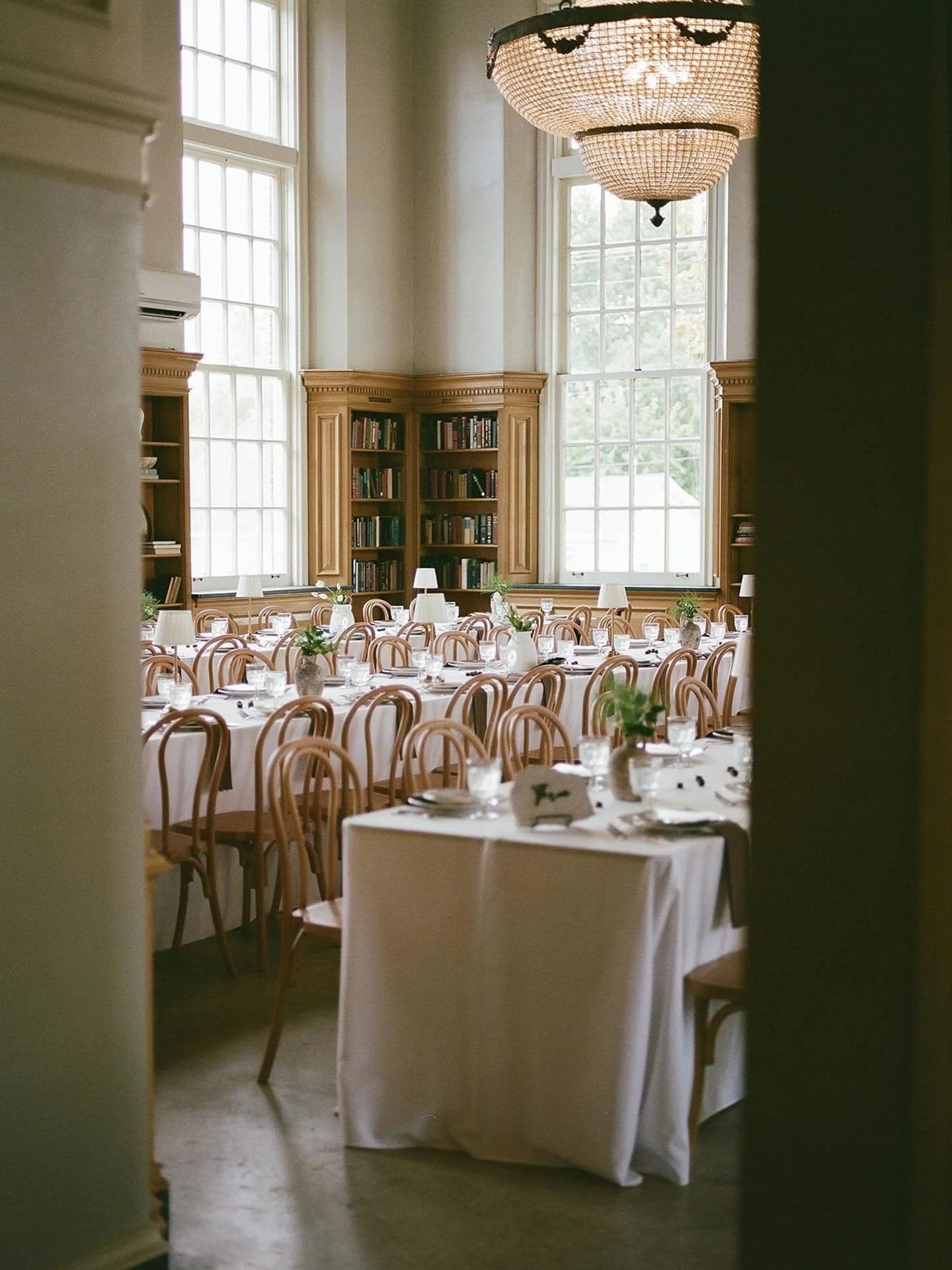 A quiet peek through the arches&hellip; into a ballroom that feels like it was made just for you. Dates are filling quickly. Contact us today to schedule your tour! 

🎞️: @lillywilsonphoto
