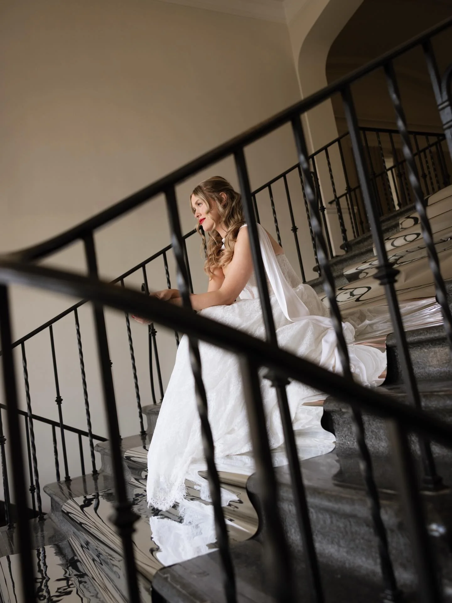 Your grand entrance starts here

styled by: @zoewoodphotog + @nicoleandcophoto
venue: @chapter_ii_events
florals: @grownbylove
dress: @whitetraditionsbridal
makeup: @lbbeauty3 
hair: @hair_bylain
nails: @the_polishedcottage 
model: @ava.oros