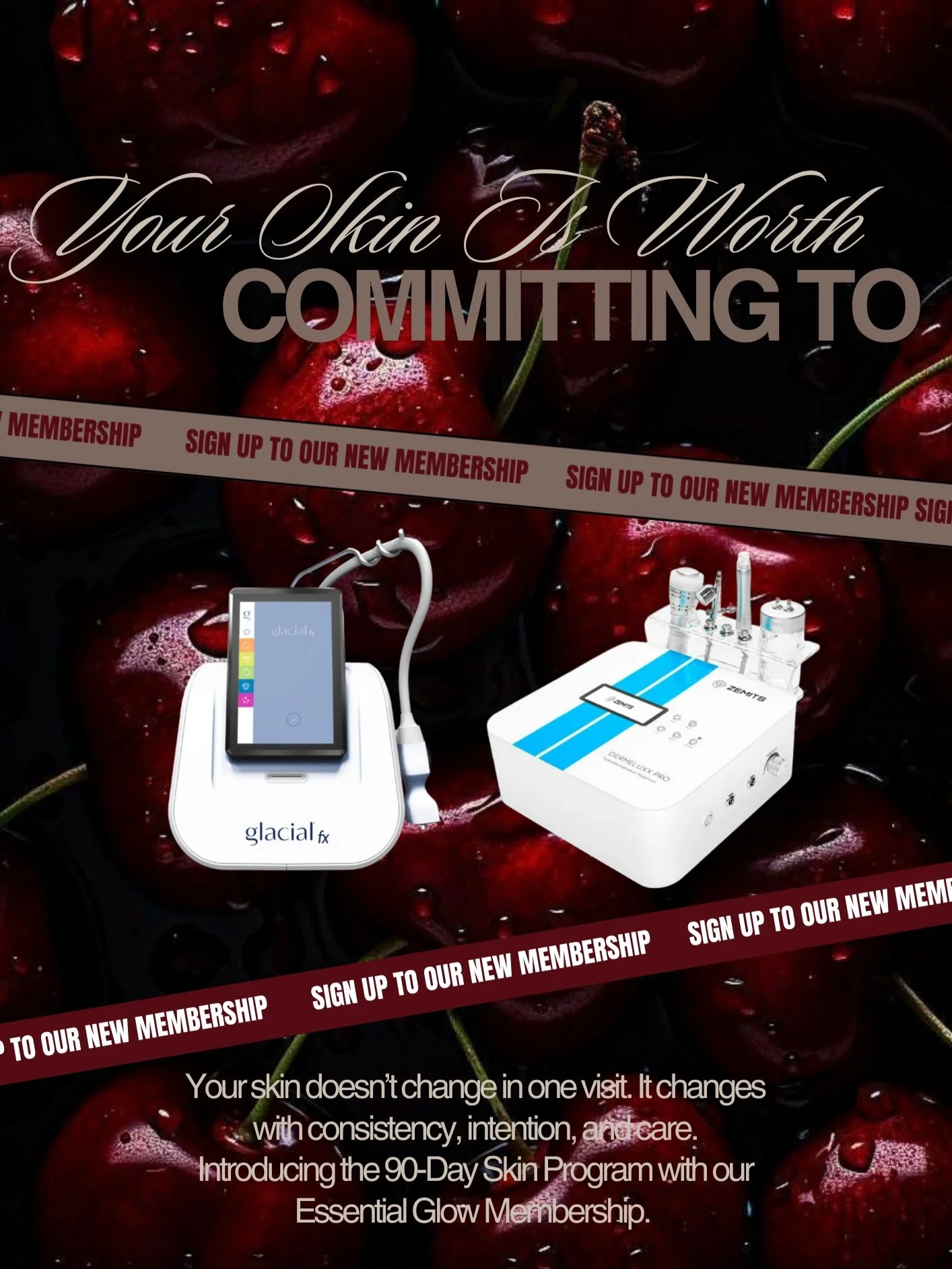 YOUR SKIN IS WORTH COMMITTING TO!

❤️&zwj;🔥❤️❤️&zwj;🔥❤️❤️&zwj;🔥

Join our membership program today! 

We have a few skincare gift set bags to snag that is complimentary when you purchase 3 months! 

What are you waiting for? ✨⚡️✨⚡️✨

📲 Book your 