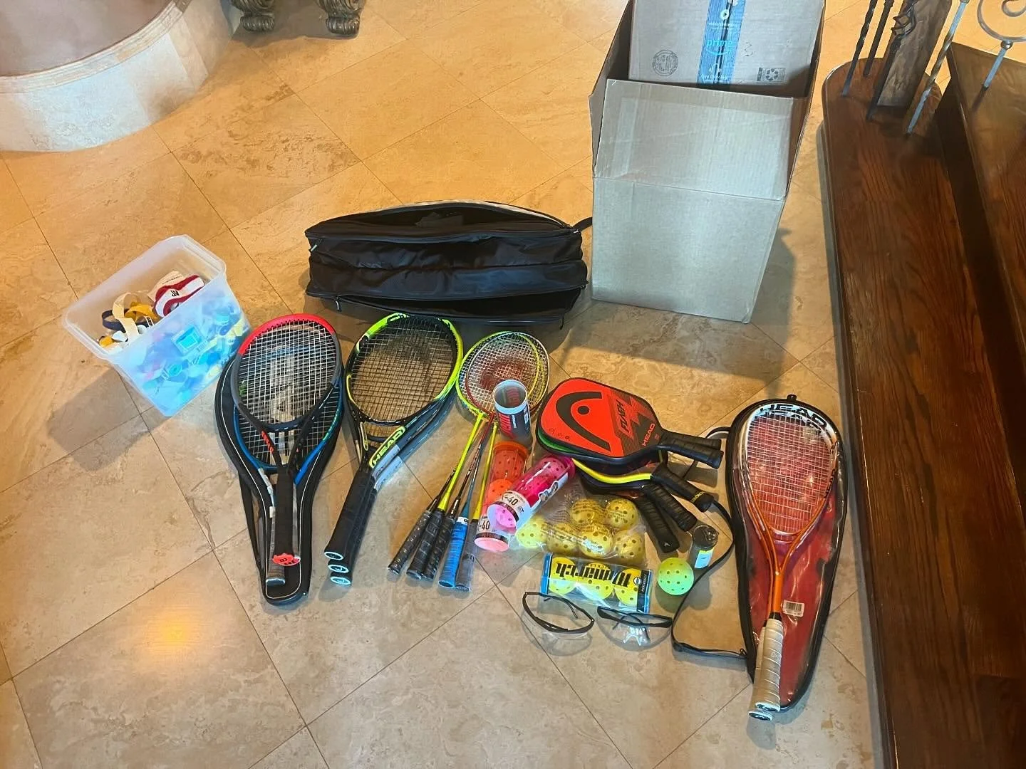 A great 1️⃣st drive from our Lambert HS Chapter! What a great racket sports drive totaling to over $3️⃣0️⃣0️⃣0️⃣ worth if new of equipment! Looking to many great things from the team at Lambert!🎾🏓

These donations will find a home at Guru Nanak Pub