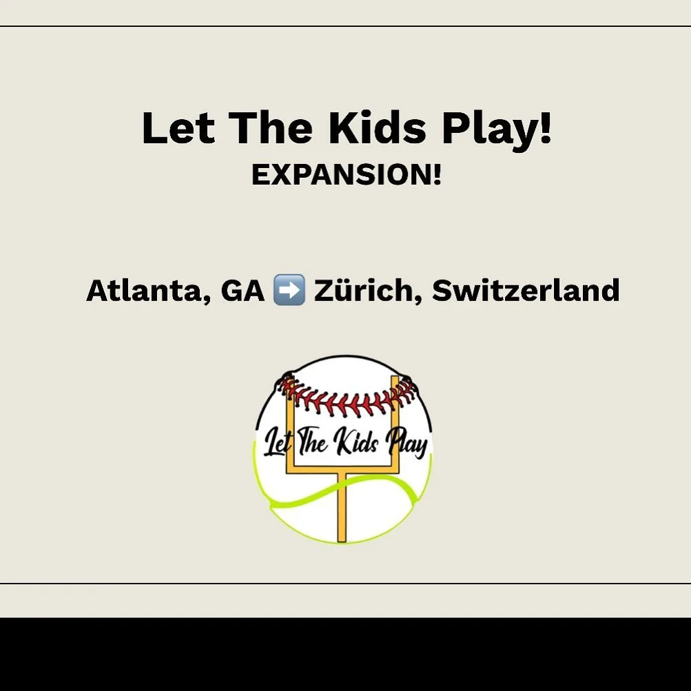 🚨EXPANSION🚨 Let The Kids Play has officially expanded across the world to establish a sister chapter in Z&uuml;rich, Switzerland at the Z&uuml;rich International School! Content from both the States and Switzerland will be posted so be ready!!
