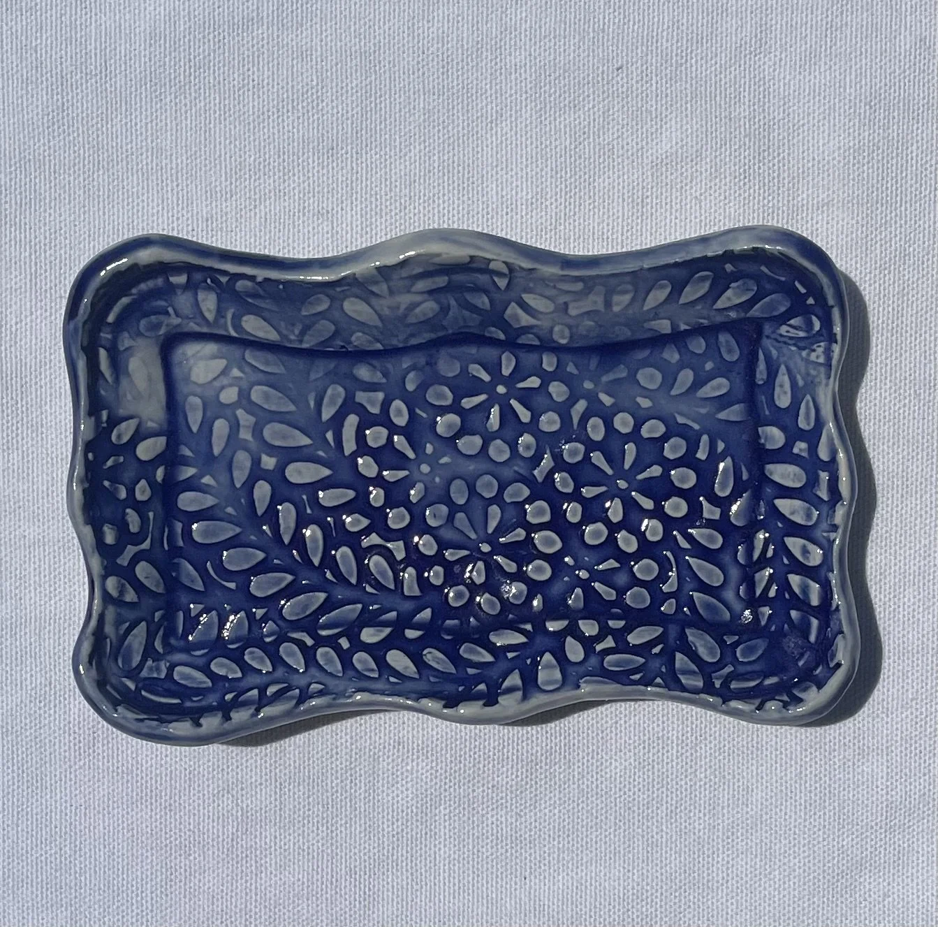 Mini Cobalt Floral