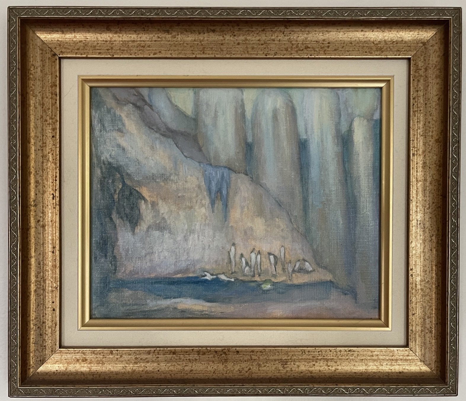 The Mountain (12" x 13" with frame)