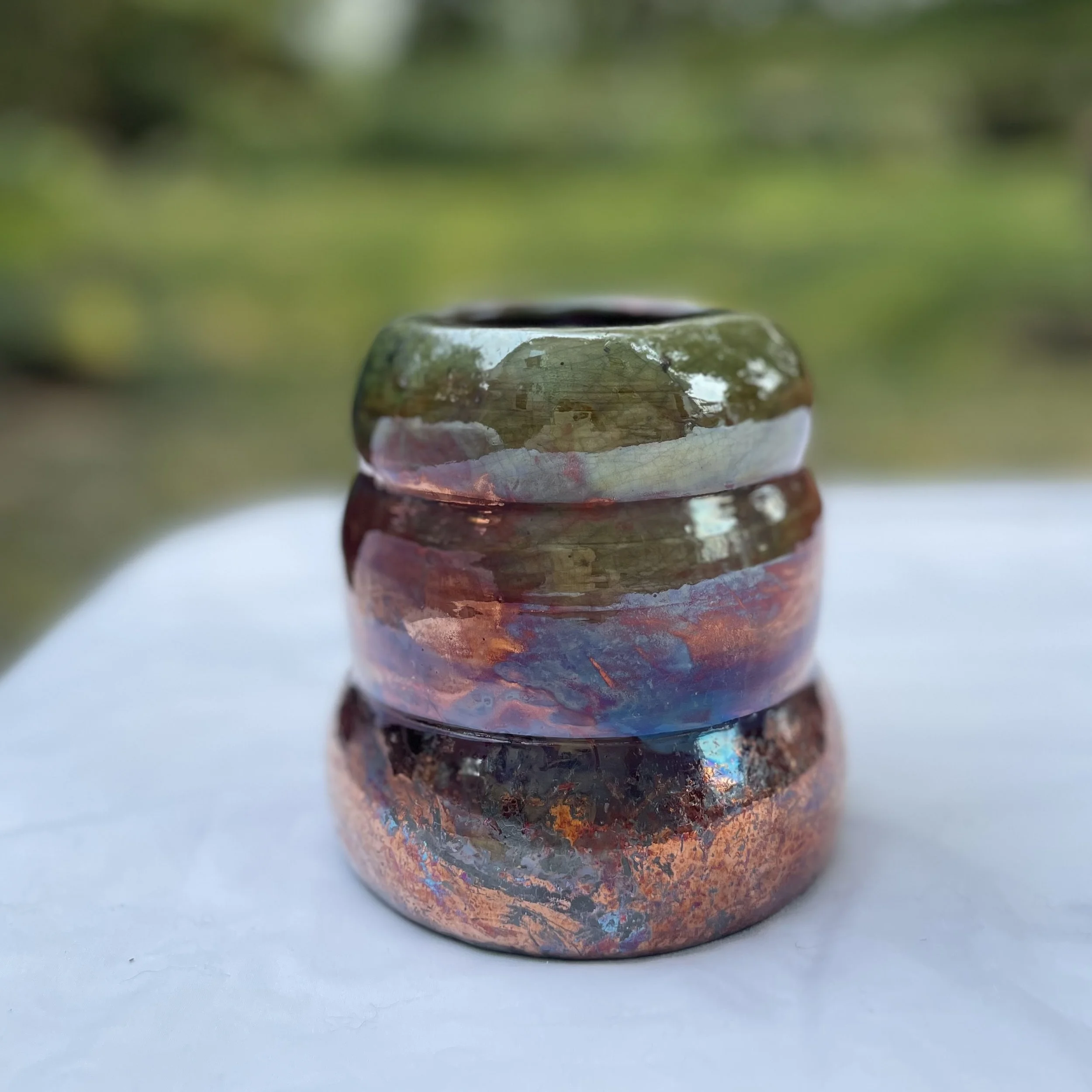 Curvy Sunspot Raky Vase