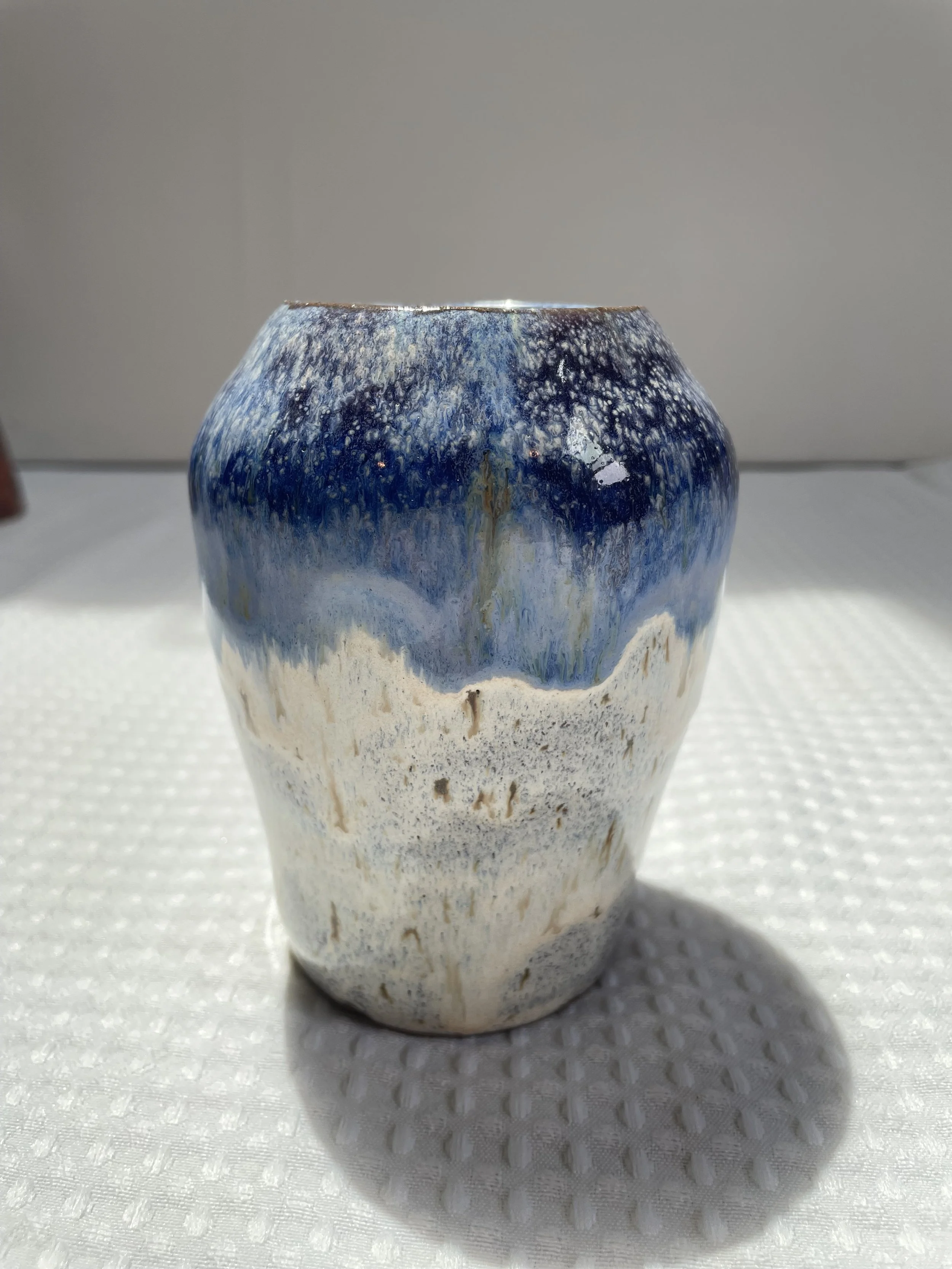 Indigo River Vase