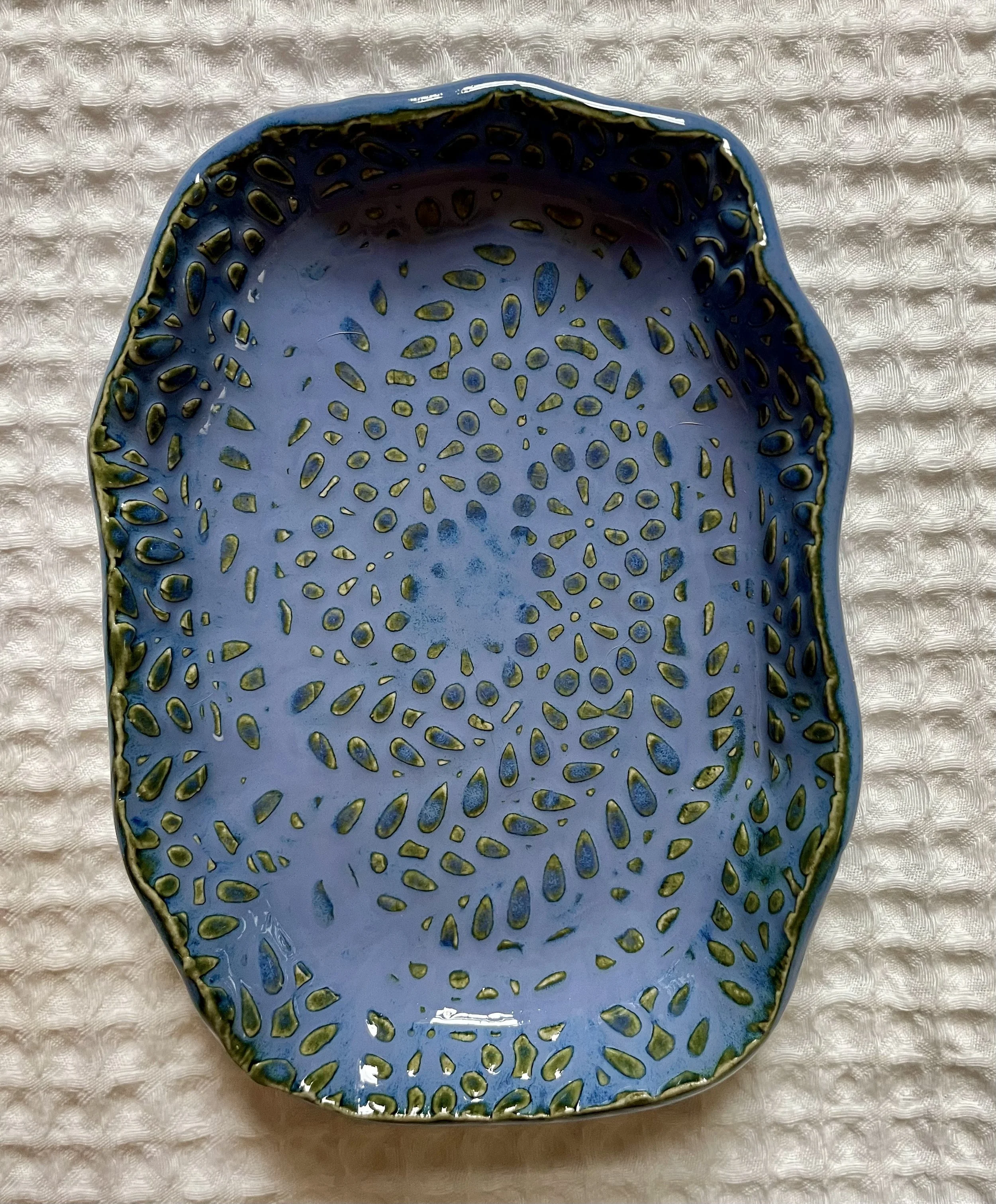 Small Textured Indigo