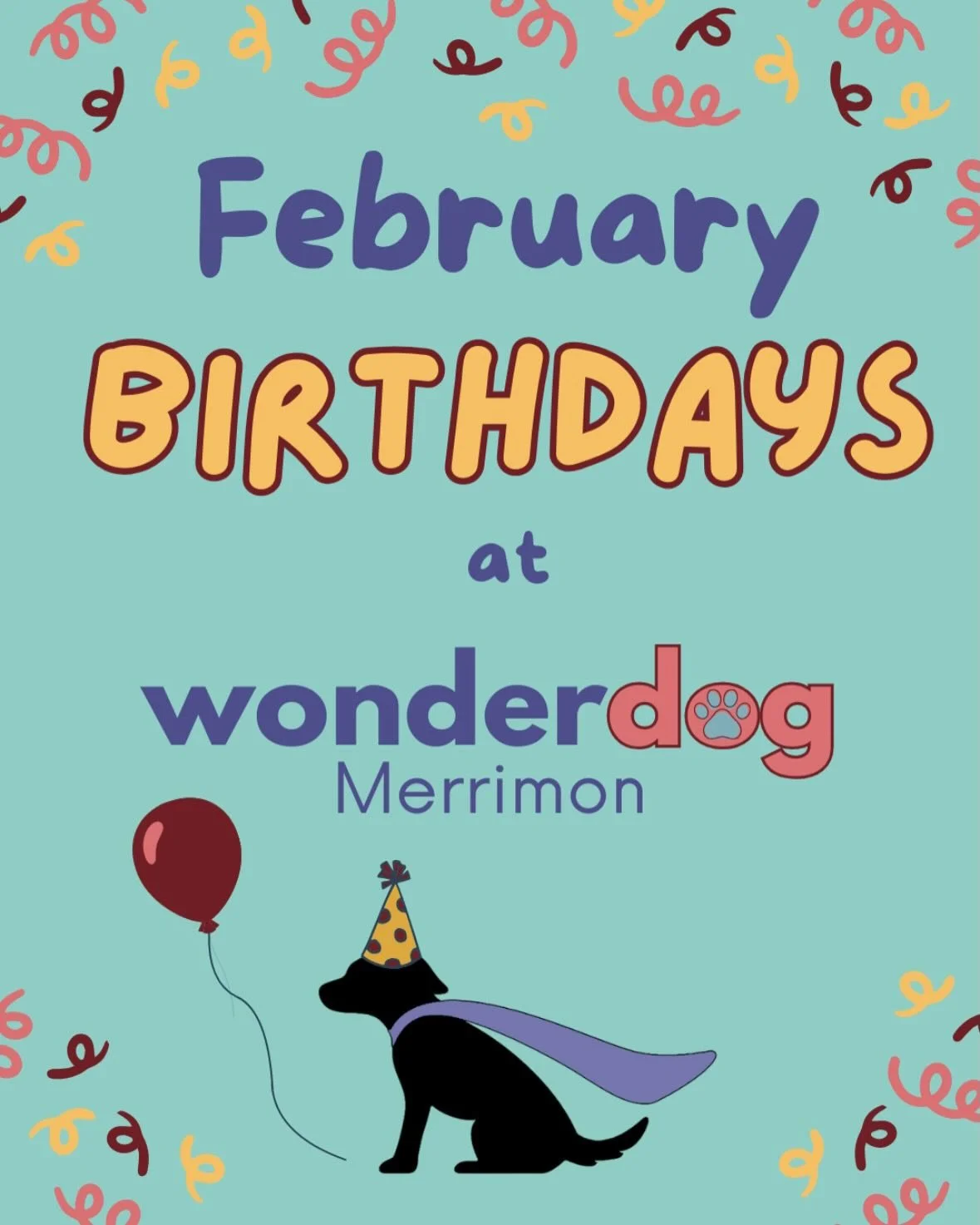 The shortest month just flew right past us! Our apologies to our 2 dogs who celebrated birthdays this month, but better late than never! Happiest of belated birthdays to Trish and Murphy 🎈🥳
