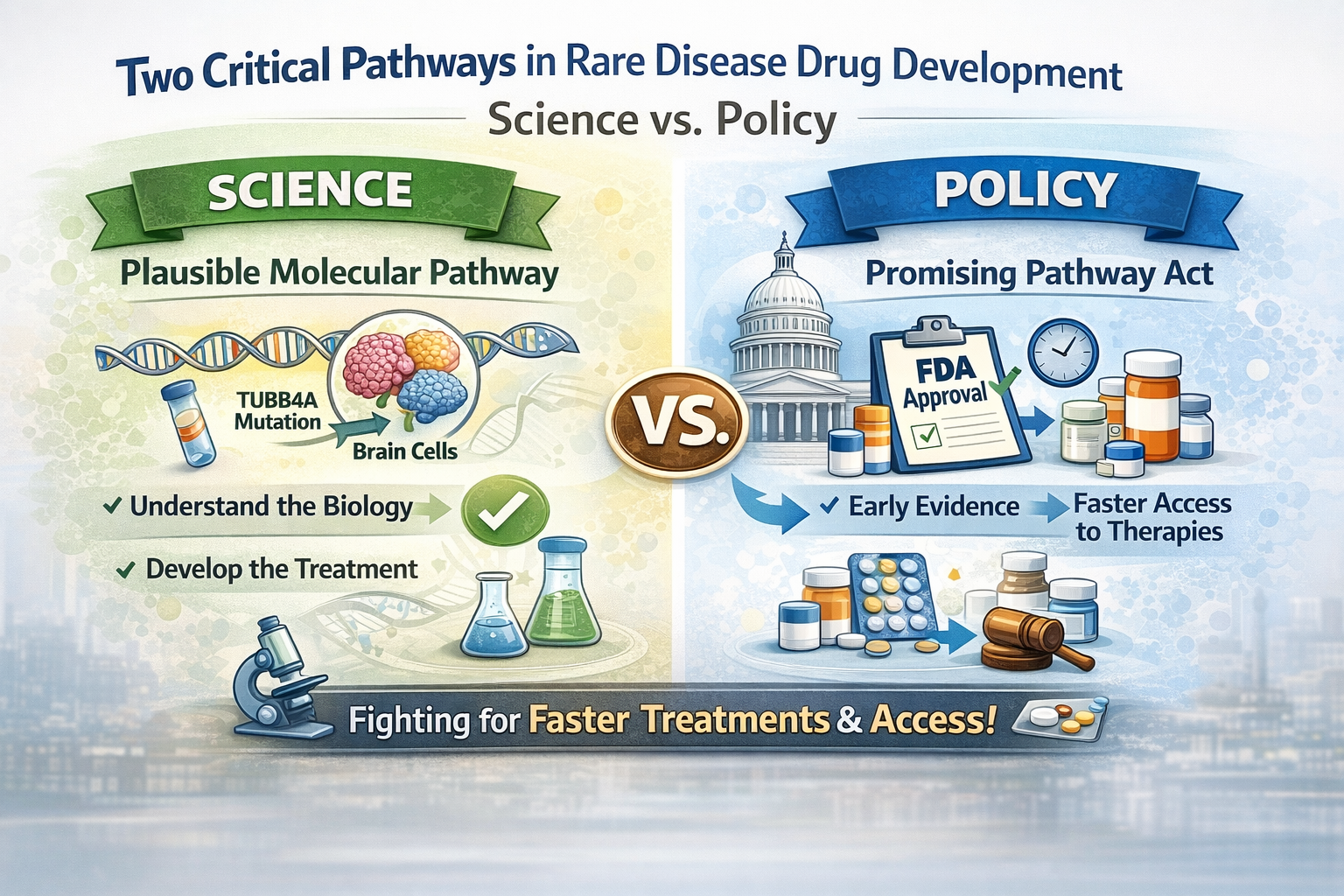 Understanding Two Critical Pathways in Rare Disease Drug Development: Science vs. Policy