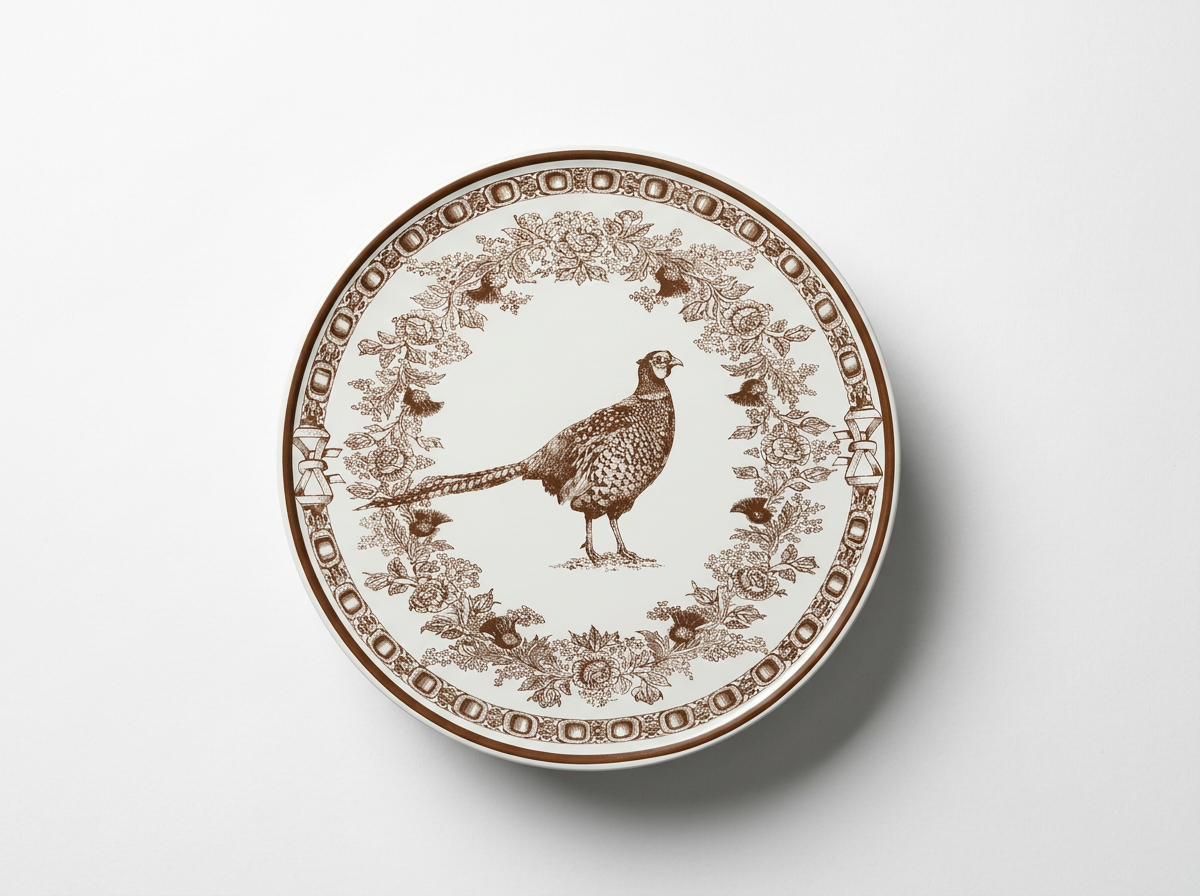 Brown Pheasant Plate